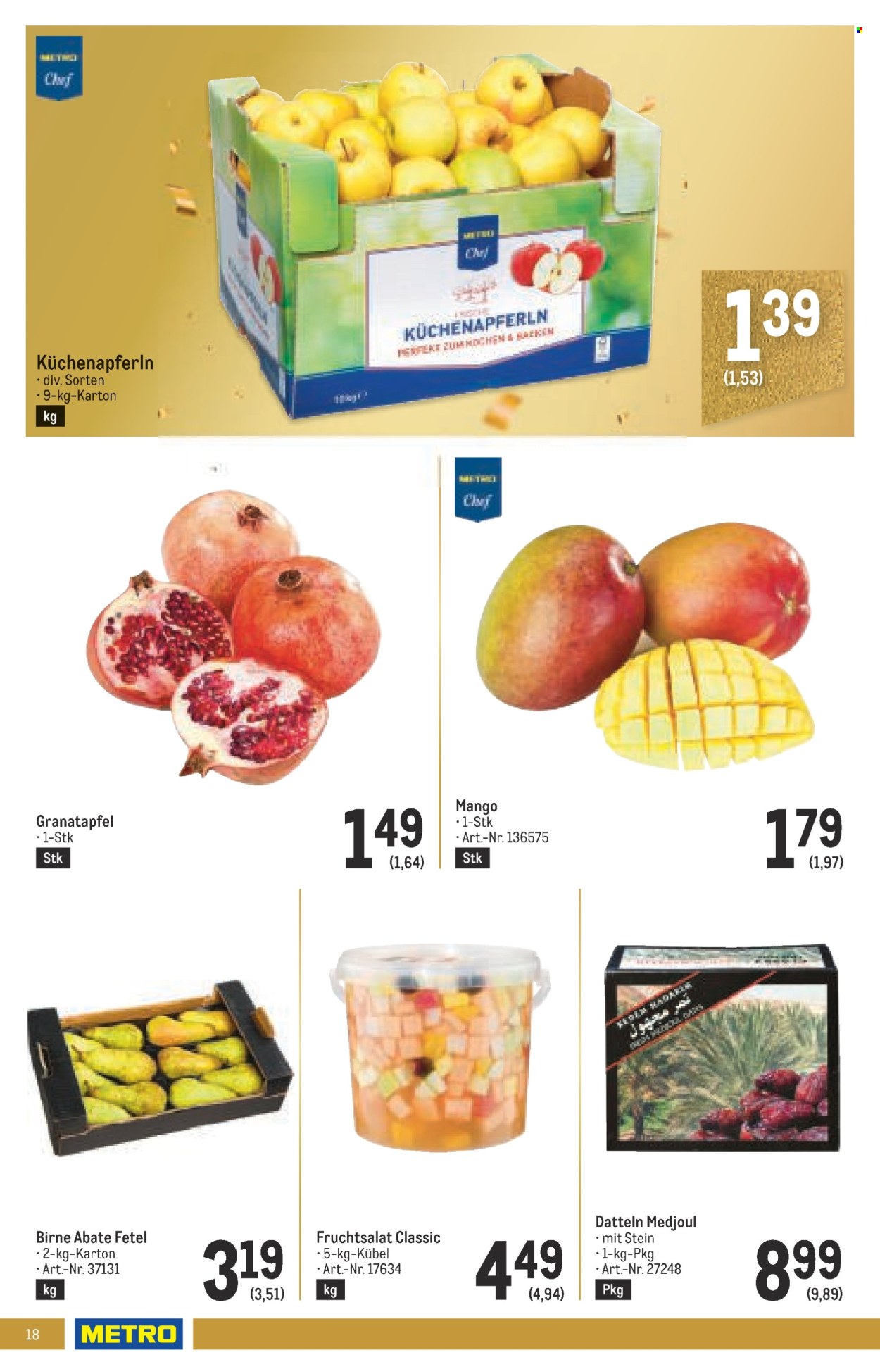 Angebote Metro - 31.10.2024 - 13.11.2024. Seite 18