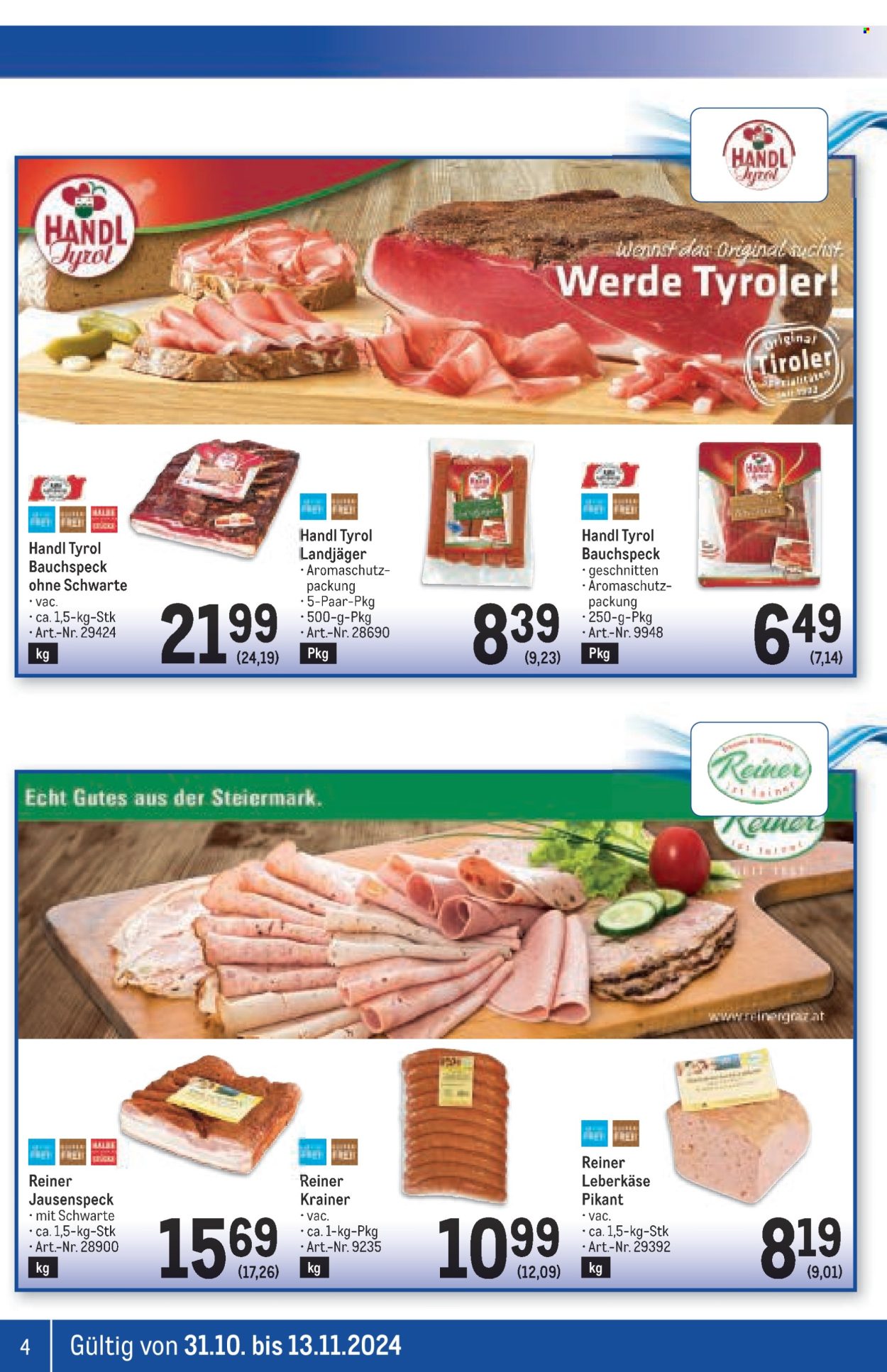 Angebote Metro - 31.10.2024 - 13.11.2024. Seite 4