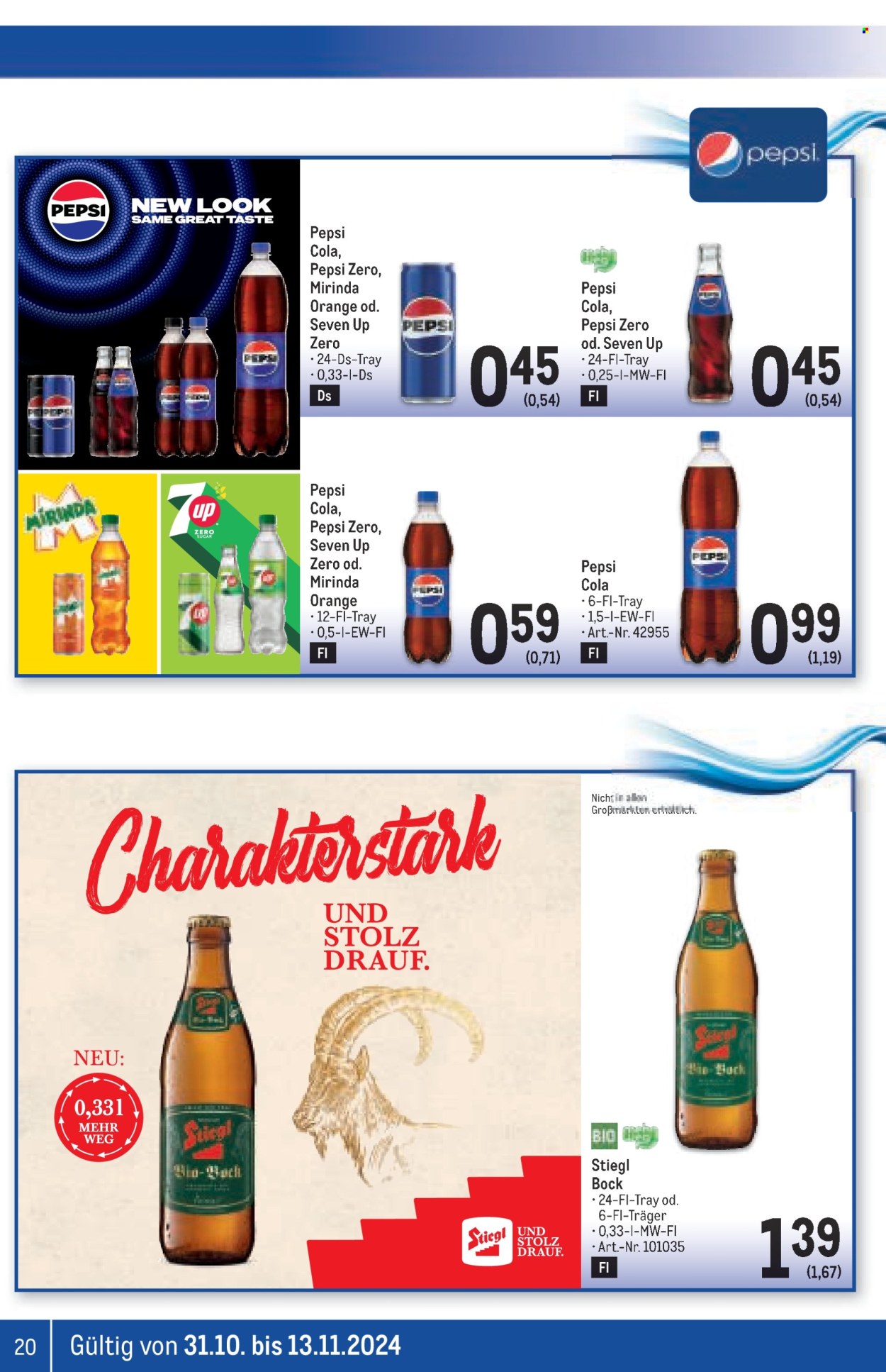 Angebote Metro - 31.10.2024 - 13.11.2024. Seite 20