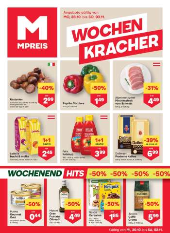 Angebote MPREIS - 28.10.2024 - 3.11.2024.