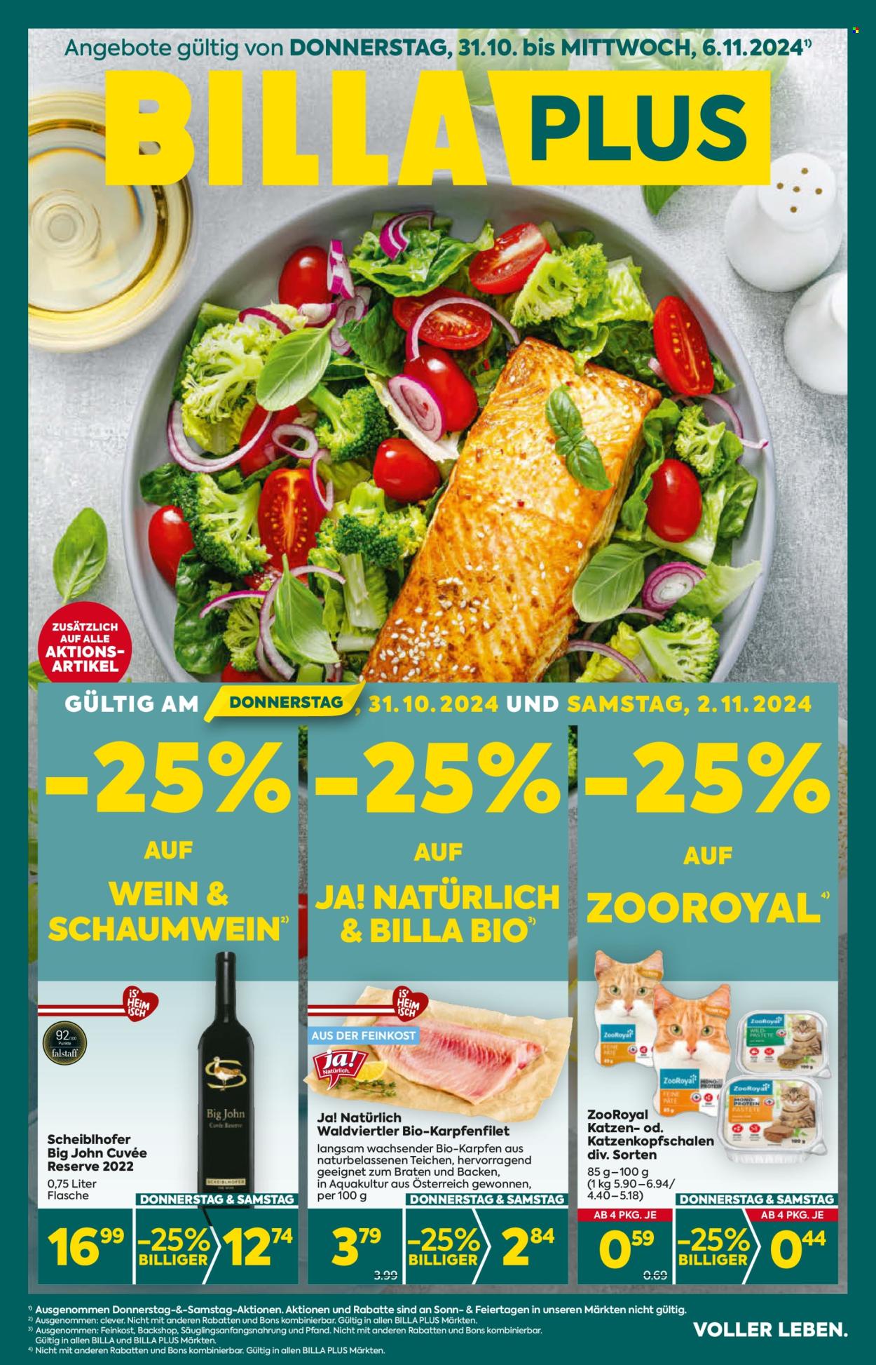 Angebote Billa Plus - 31.10.2024 - 6.11.2024. Seite 1