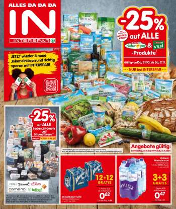 Angebote INTERSPAR - 31.10.2024 - 13.11.2024.