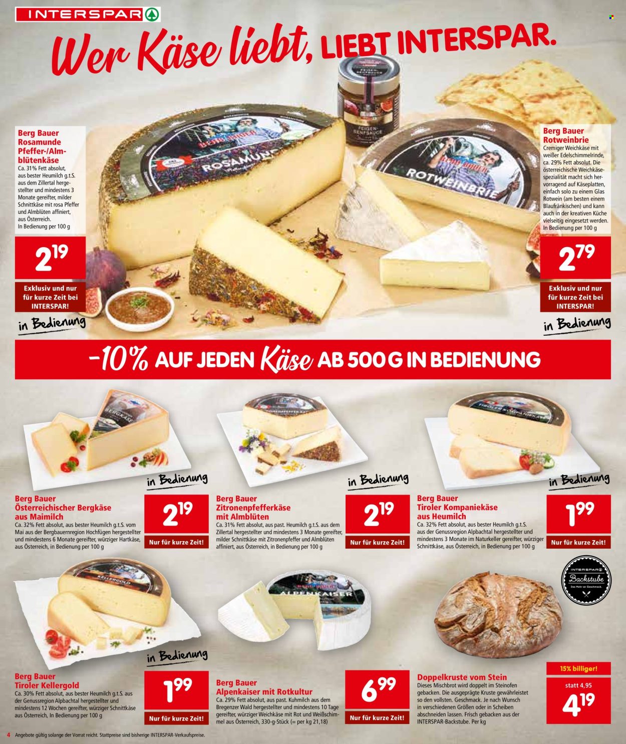 Angebote INTERSPAR - 31.10.2024 - 13.11.2024. Seite 4