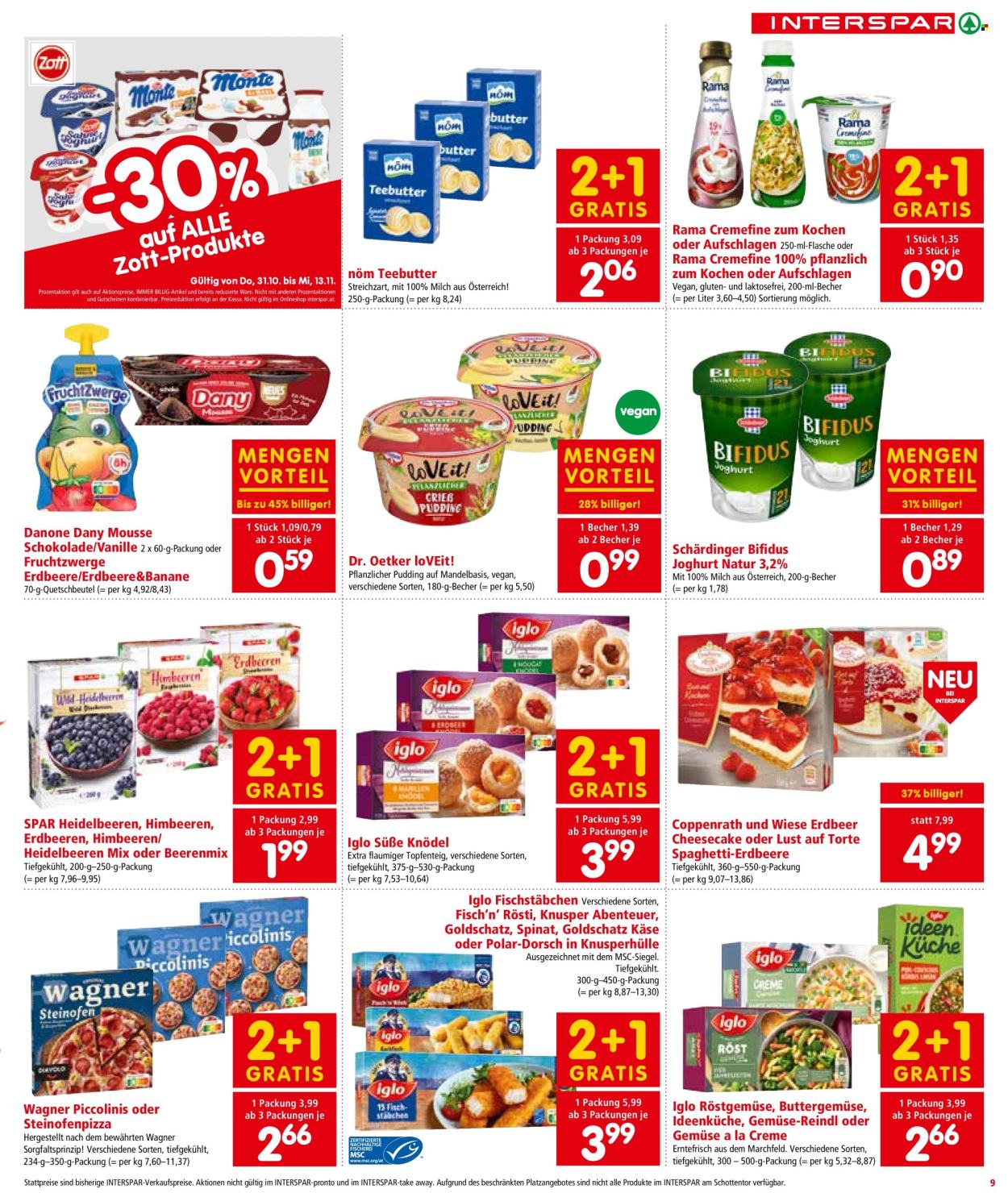 Angebote INTERSPAR - 31.10.2024 - 13.11.2024. Seite 9