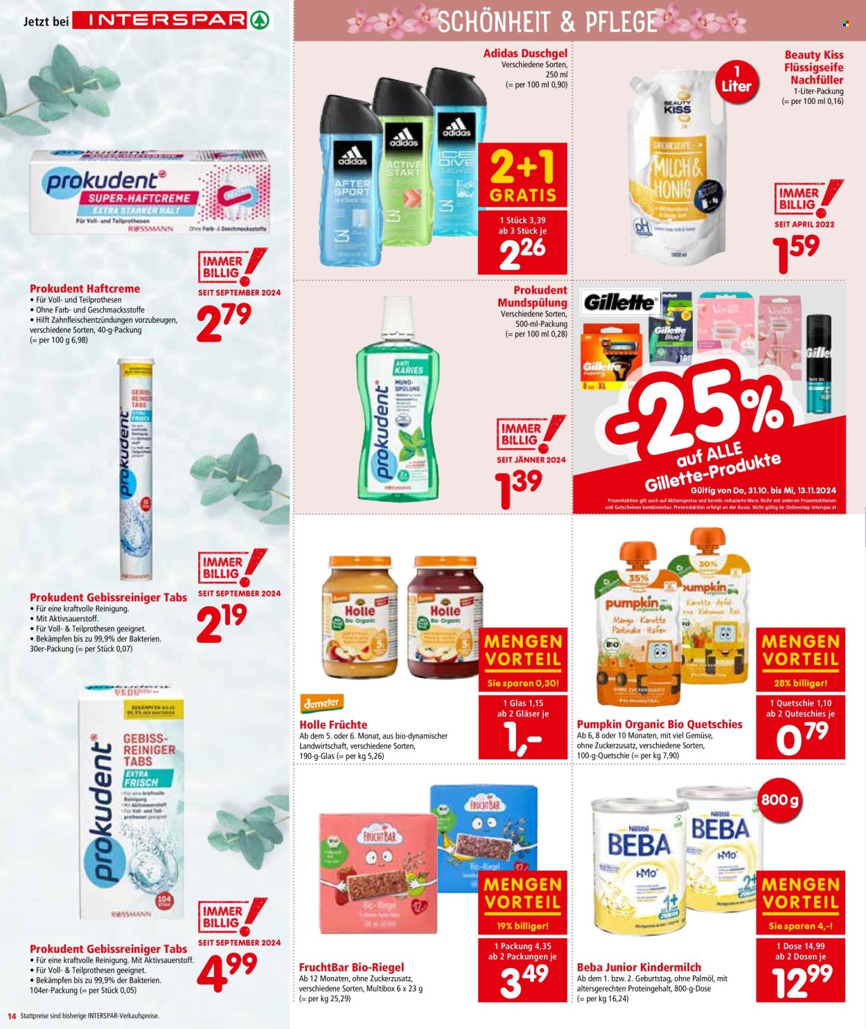 Angebote INTERSPAR - 31.10.2024 - 13.11.2024. Seite 14