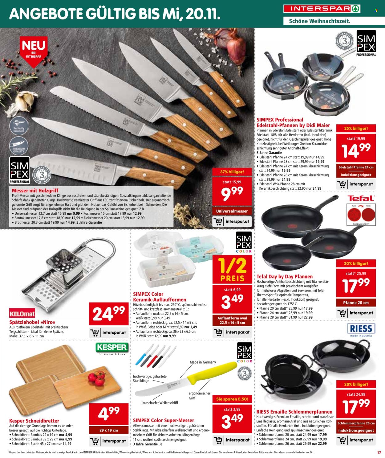 Angebote INTERSPAR - 31.10.2024 - 13.11.2024. Seite 17