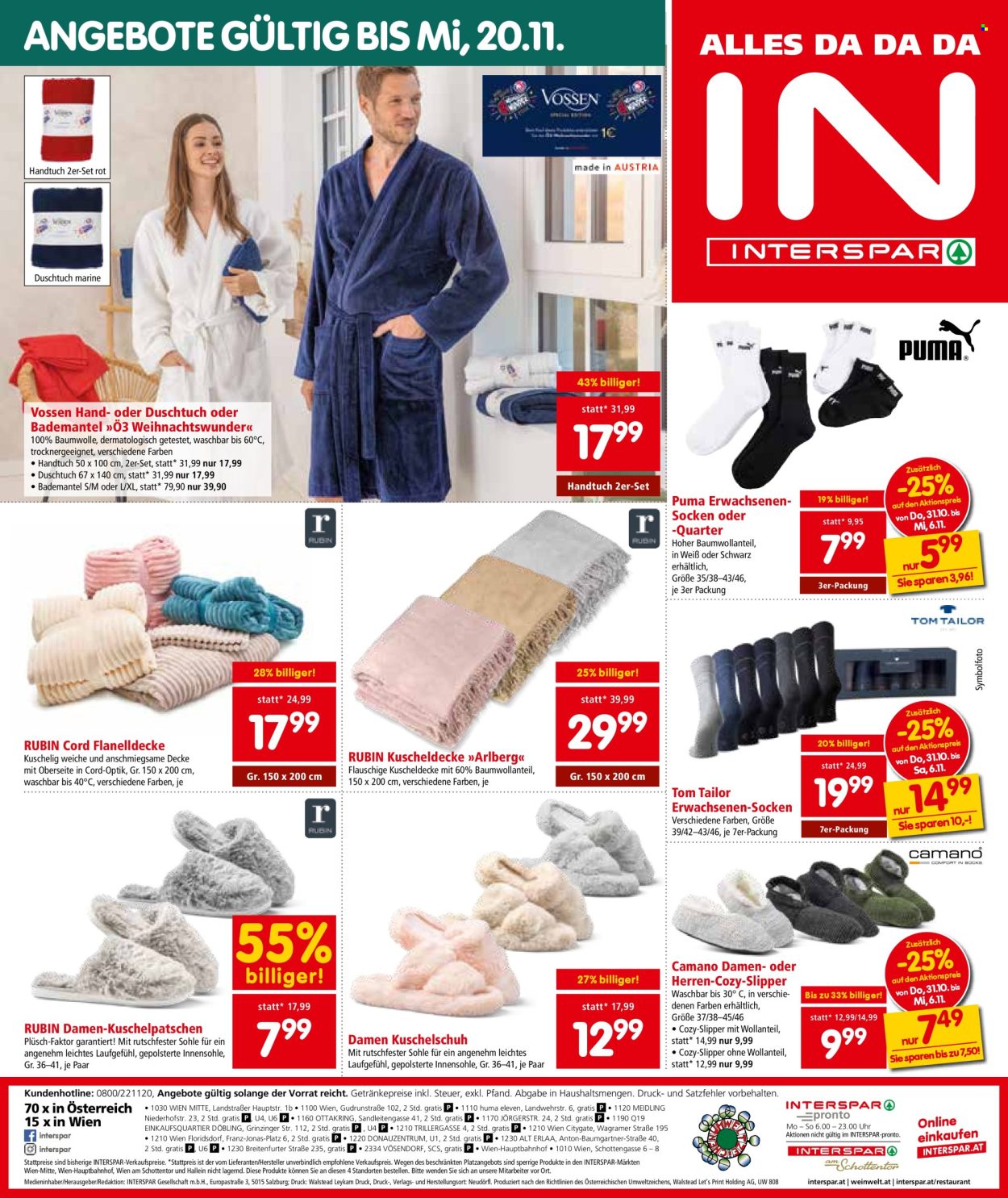 Angebote INTERSPAR - 31.10.2024 - 13.11.2024. Seite 20