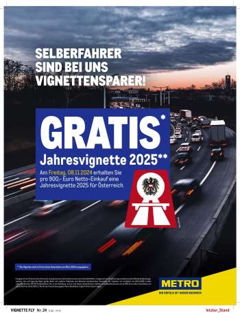 Angebote Metro - 31.10.2024 - 13.11.2024.