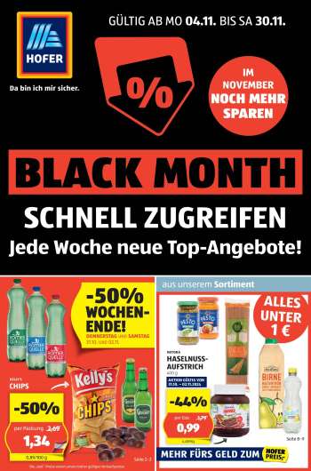 Angebote Hofer - 4.11.2024 - 30.11.2024.