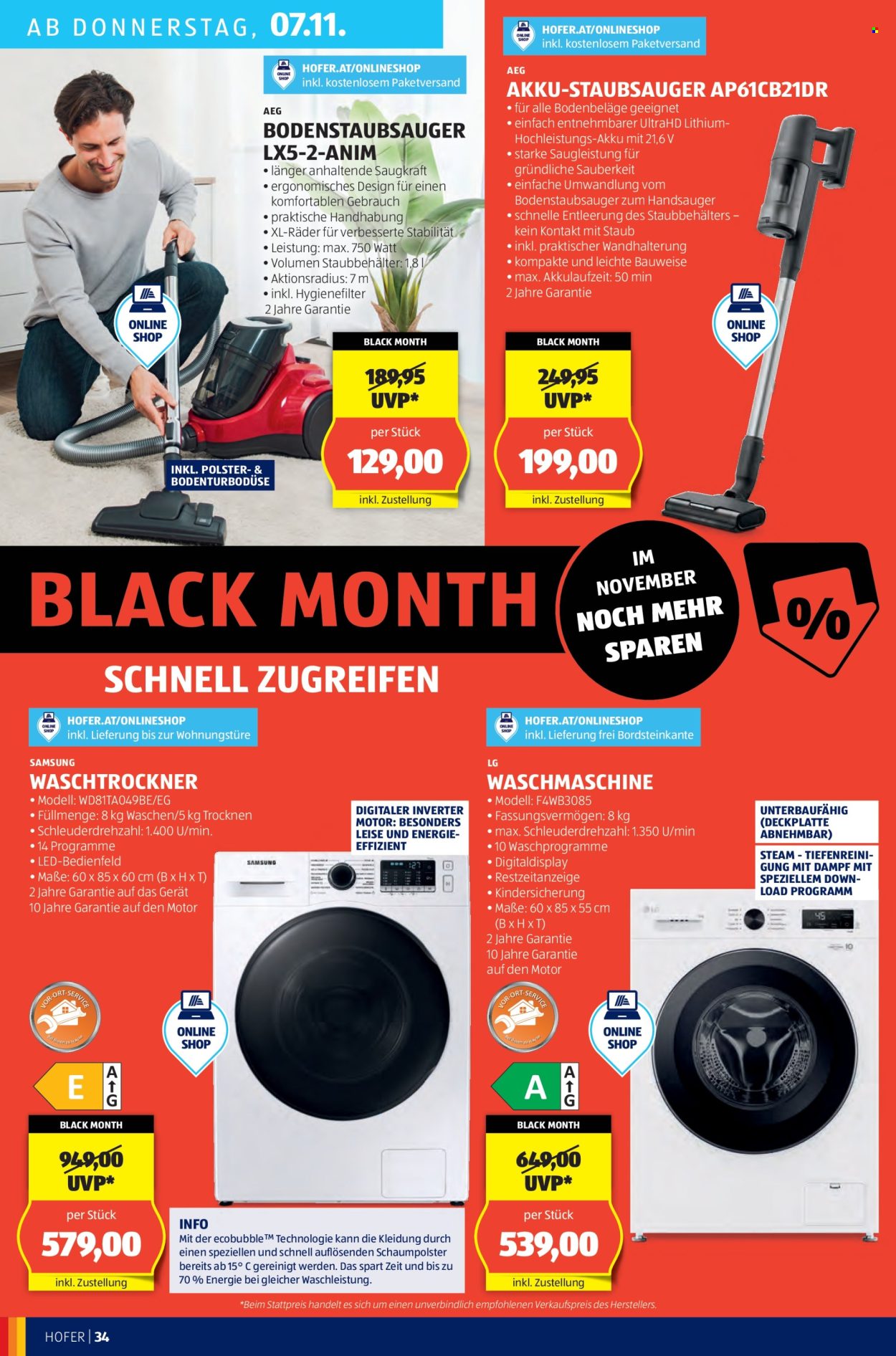 Angebote Hofer - 4.11.2024 - 9.11.2024. Seite 38