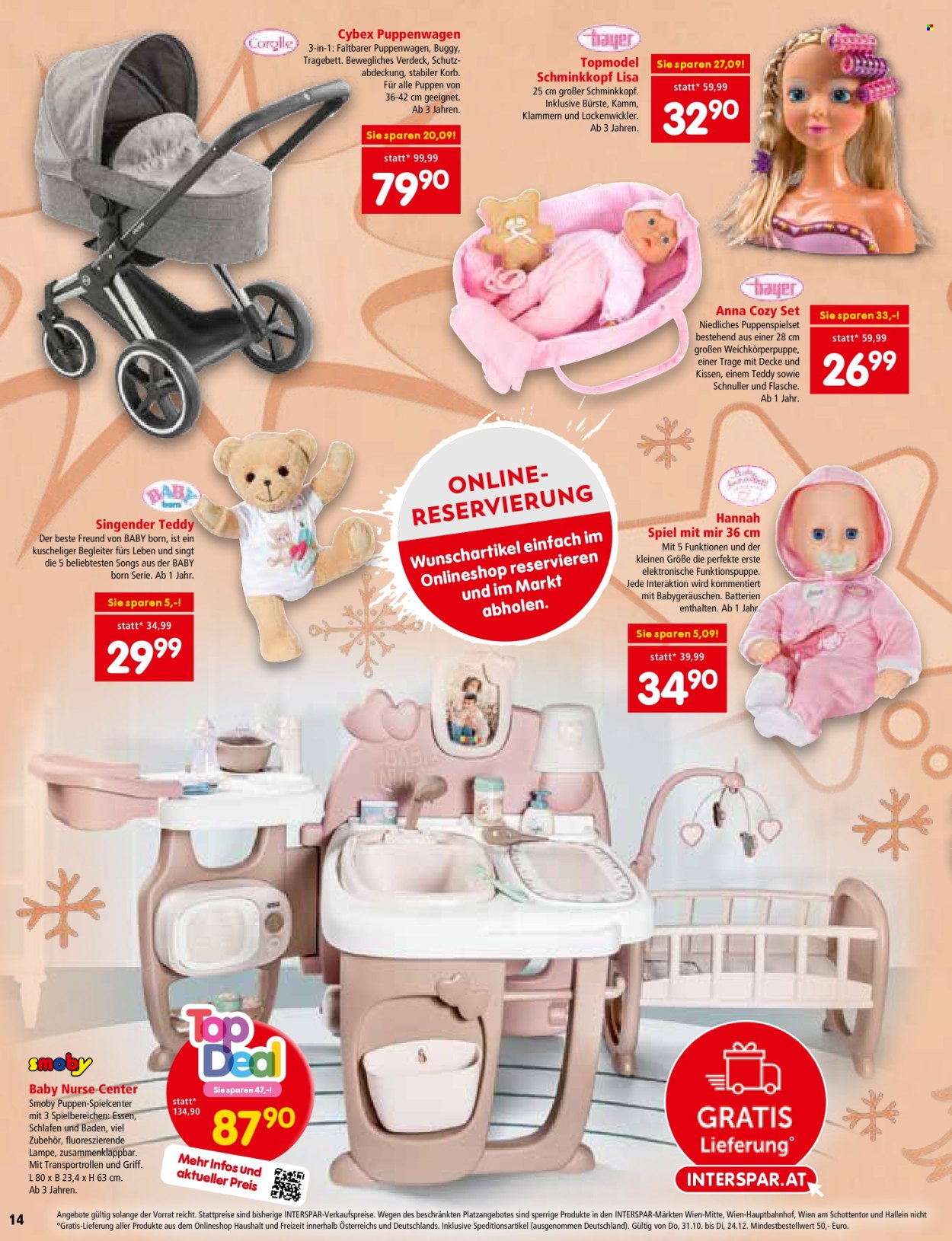 Angebote INTERSPAR - 31.10.2024 - 24.12.2024. Seite 14