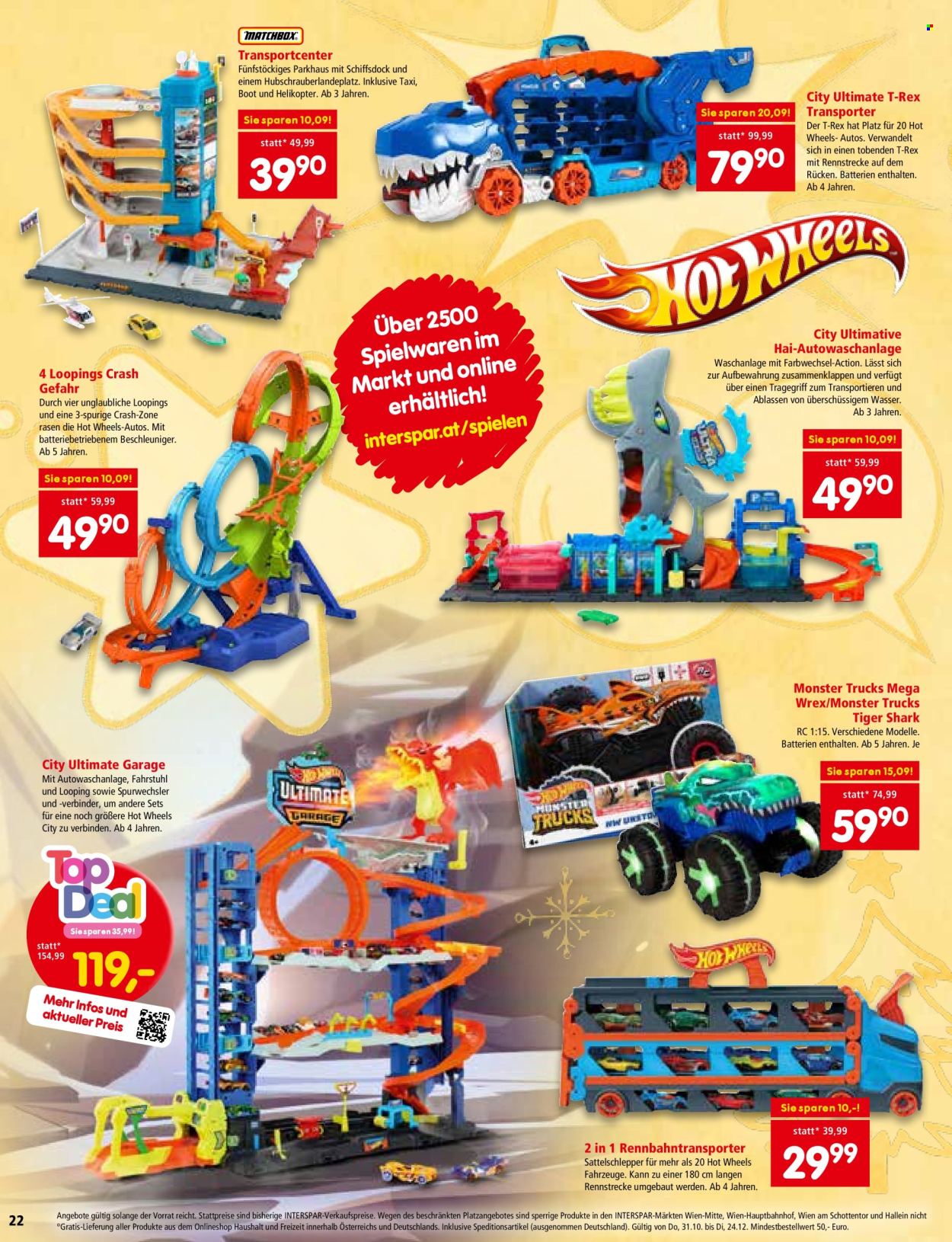 Angebote INTERSPAR - 31.10.2024 - 24.12.2024. Seite 22