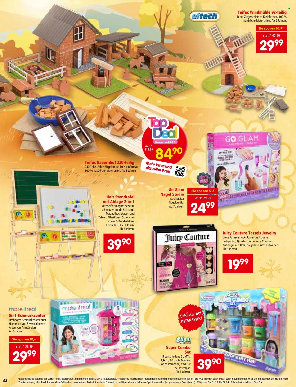 Angebote INTERSPAR - 31.10.2024 - 24.12.2024. Seite 32