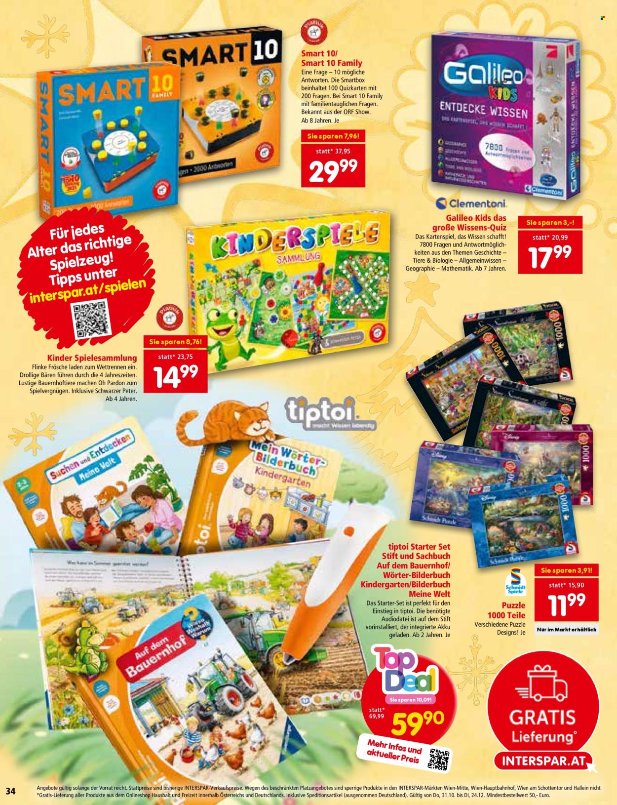 Angebote INTERSPAR - 31.10.2024 - 24.12.2024. Seite 34