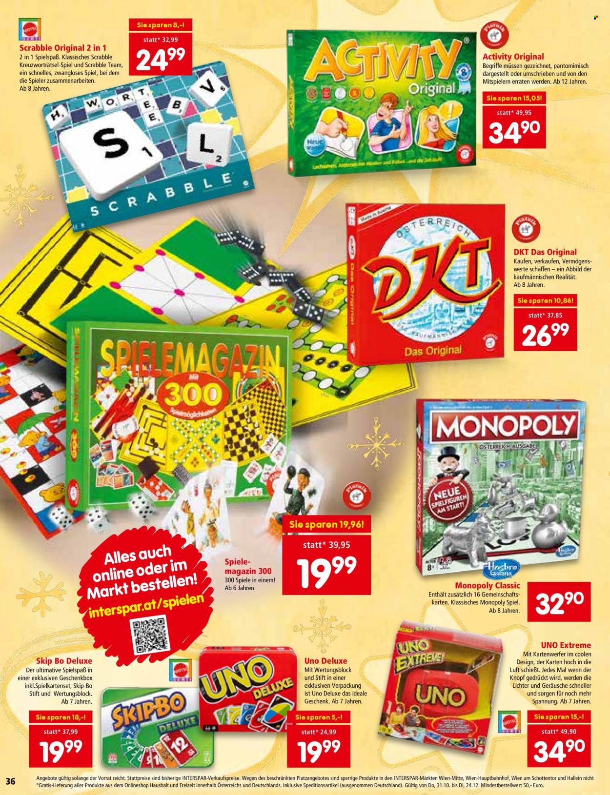 Angebote INTERSPAR - 31.10.2024 - 24.12.2024. Seite 36