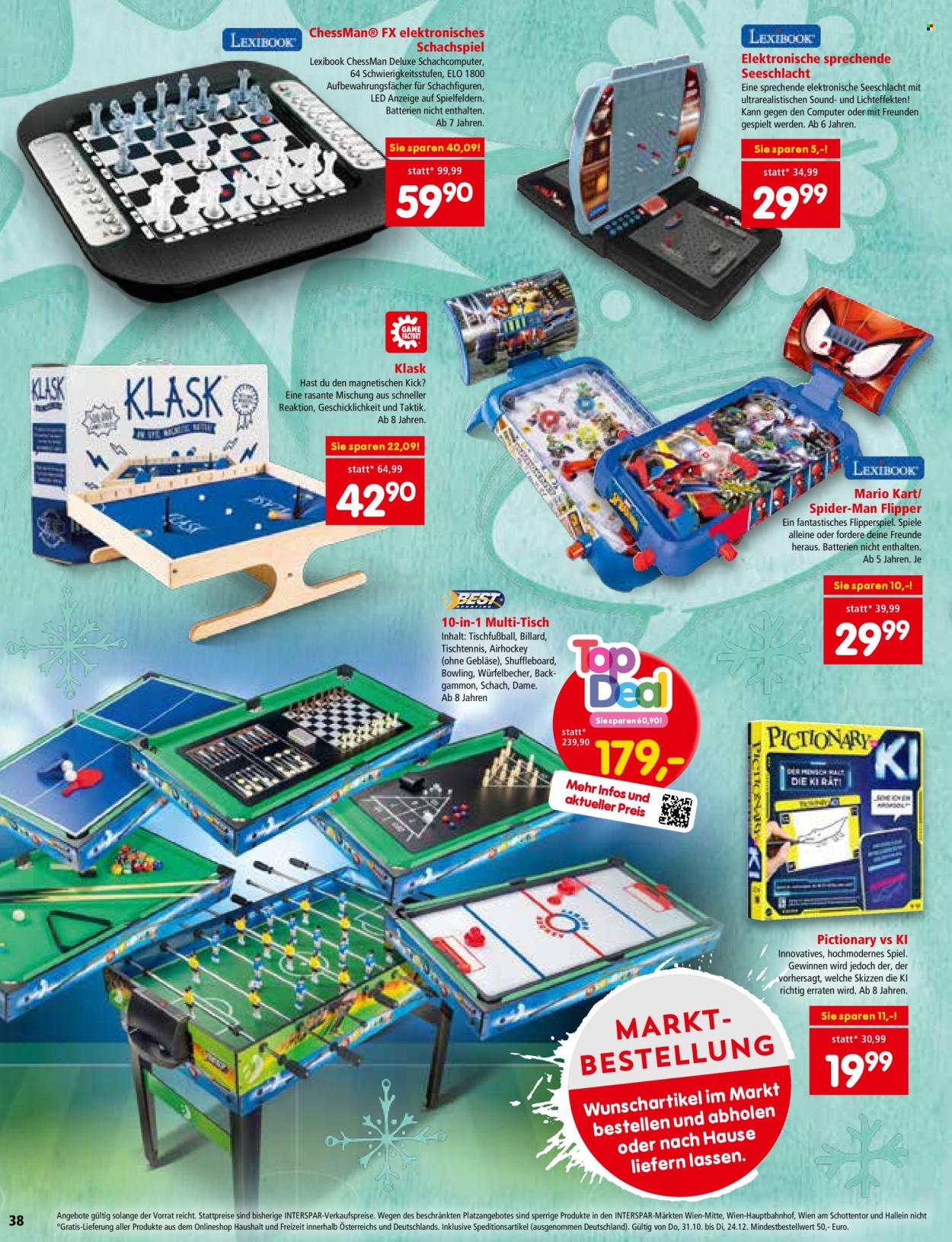 Angebote INTERSPAR - 31.10.2024 - 24.12.2024. Seite 38