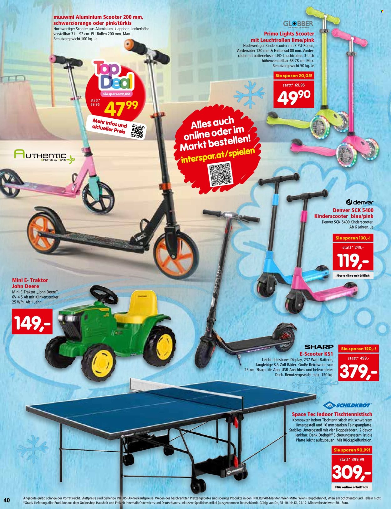Angebote INTERSPAR - 31.10.2024 - 24.12.2024. Seite 40