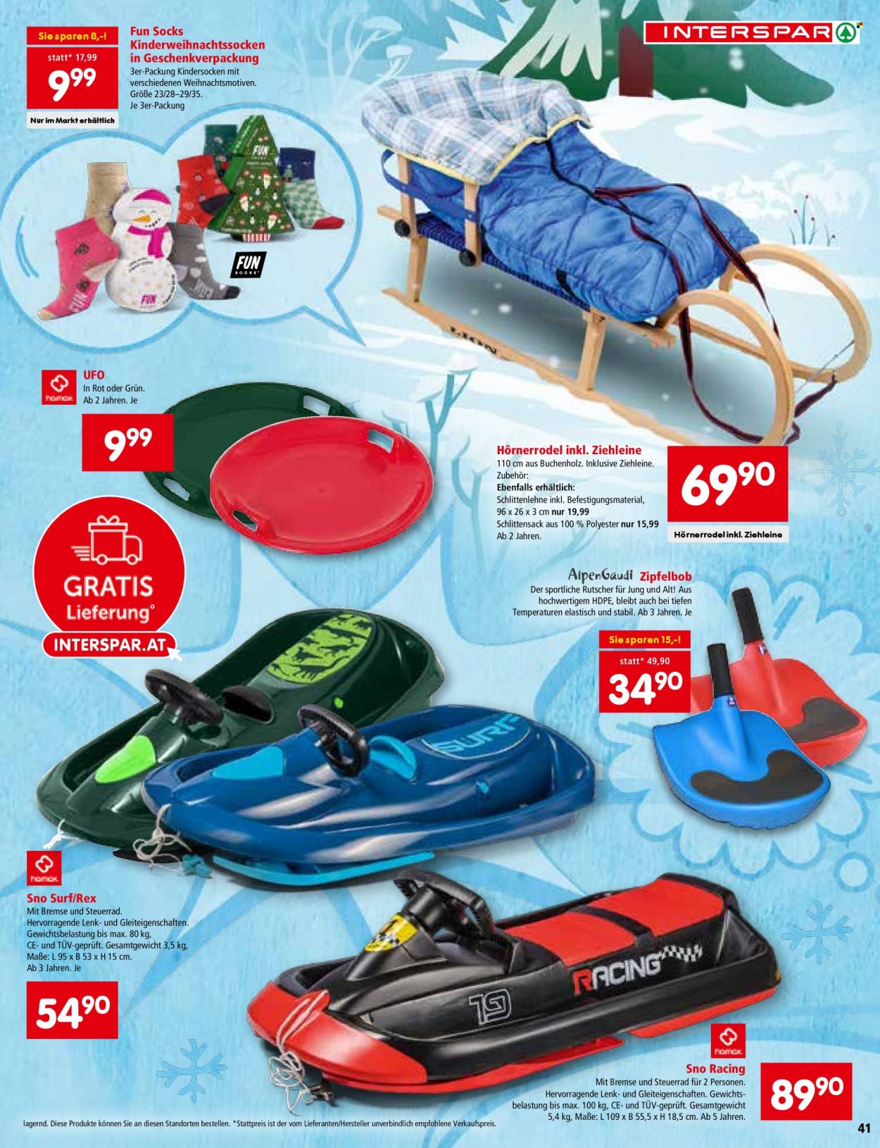 Angebote INTERSPAR - 31.10.2024 - 24.12.2024. Seite 41