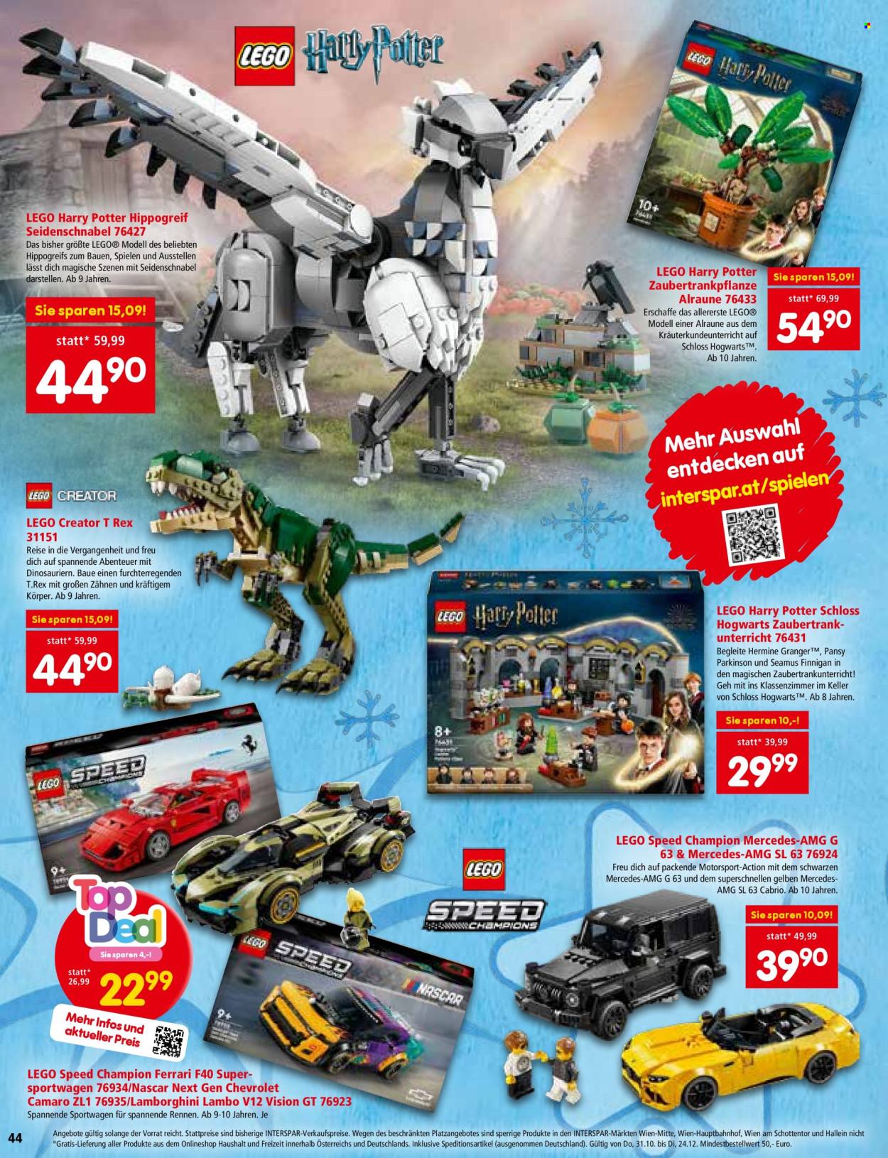 Angebote INTERSPAR - 31.10.2024 - 24.12.2024. Seite 44