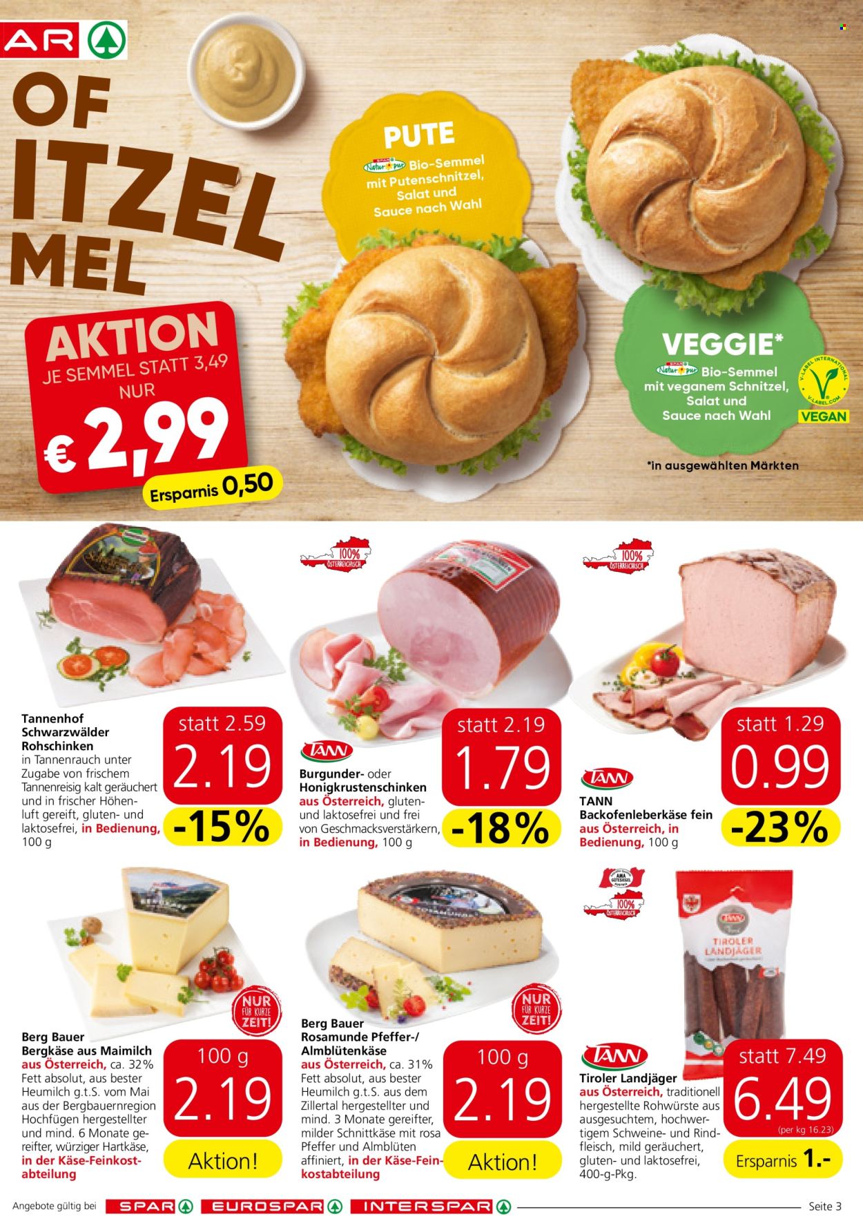 Angebote SPAR - 31.10.2024 - 13.11.2024. Seite 3