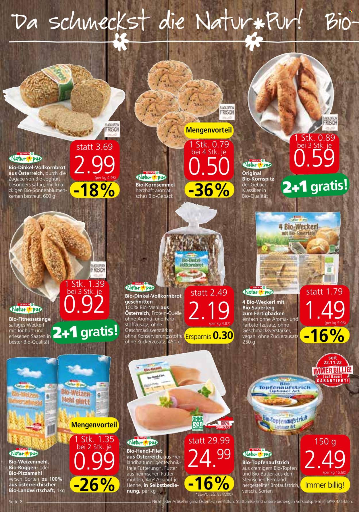 Angebote SPAR - 31.10.2024 - 13.11.2024. Seite 8