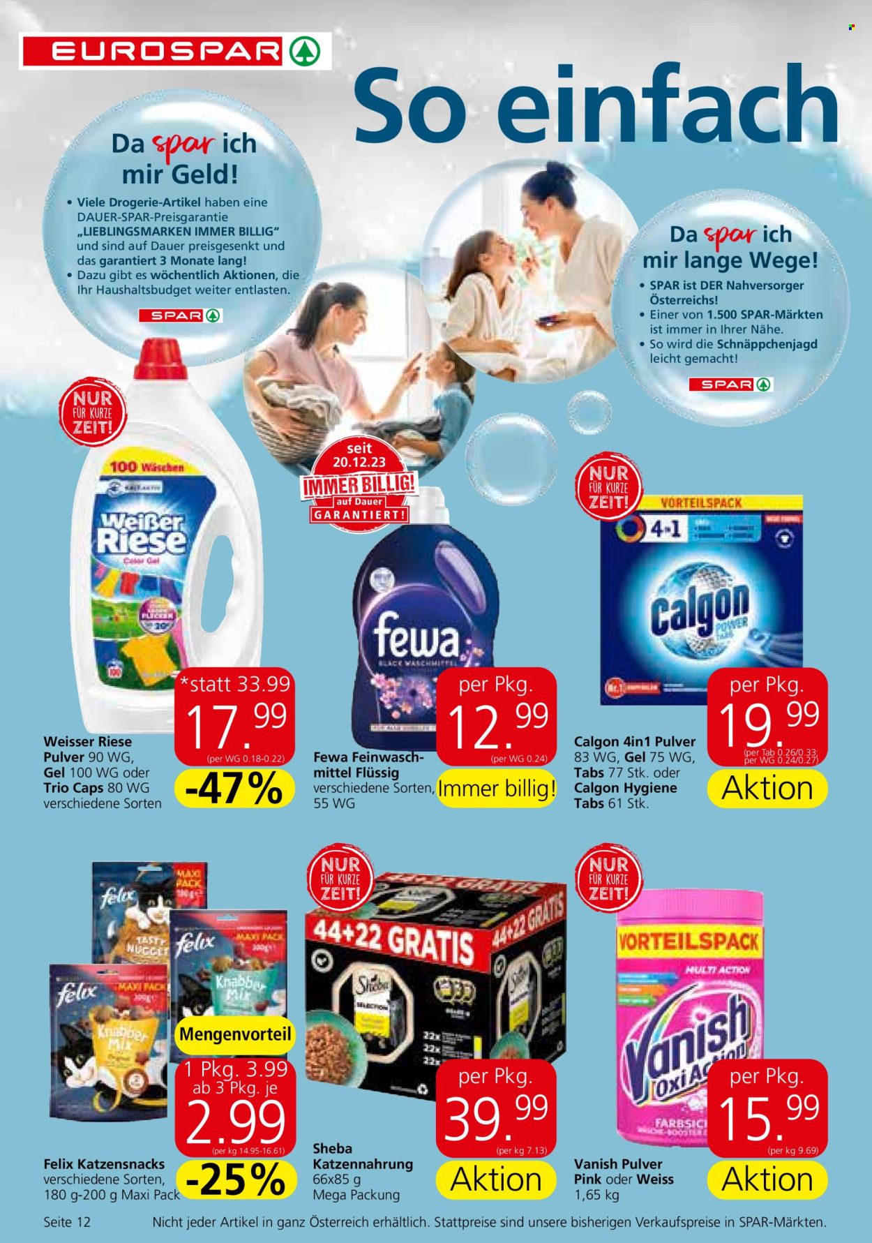 Angebote EUROSPAR - 31.10.2024 - 13.11.2024. Seite 12