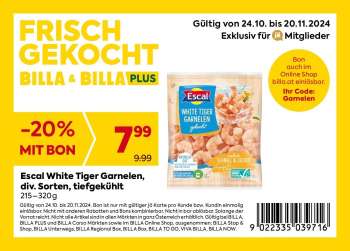 Angebote Billa - 24.10.2024 - 20.11.2024.
