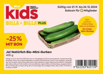 Angebote Billa - 21.11.2024 - 24.12.2024.