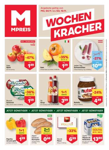 Angebote MPREIS - 4.11.2024 - 10.11.2024.