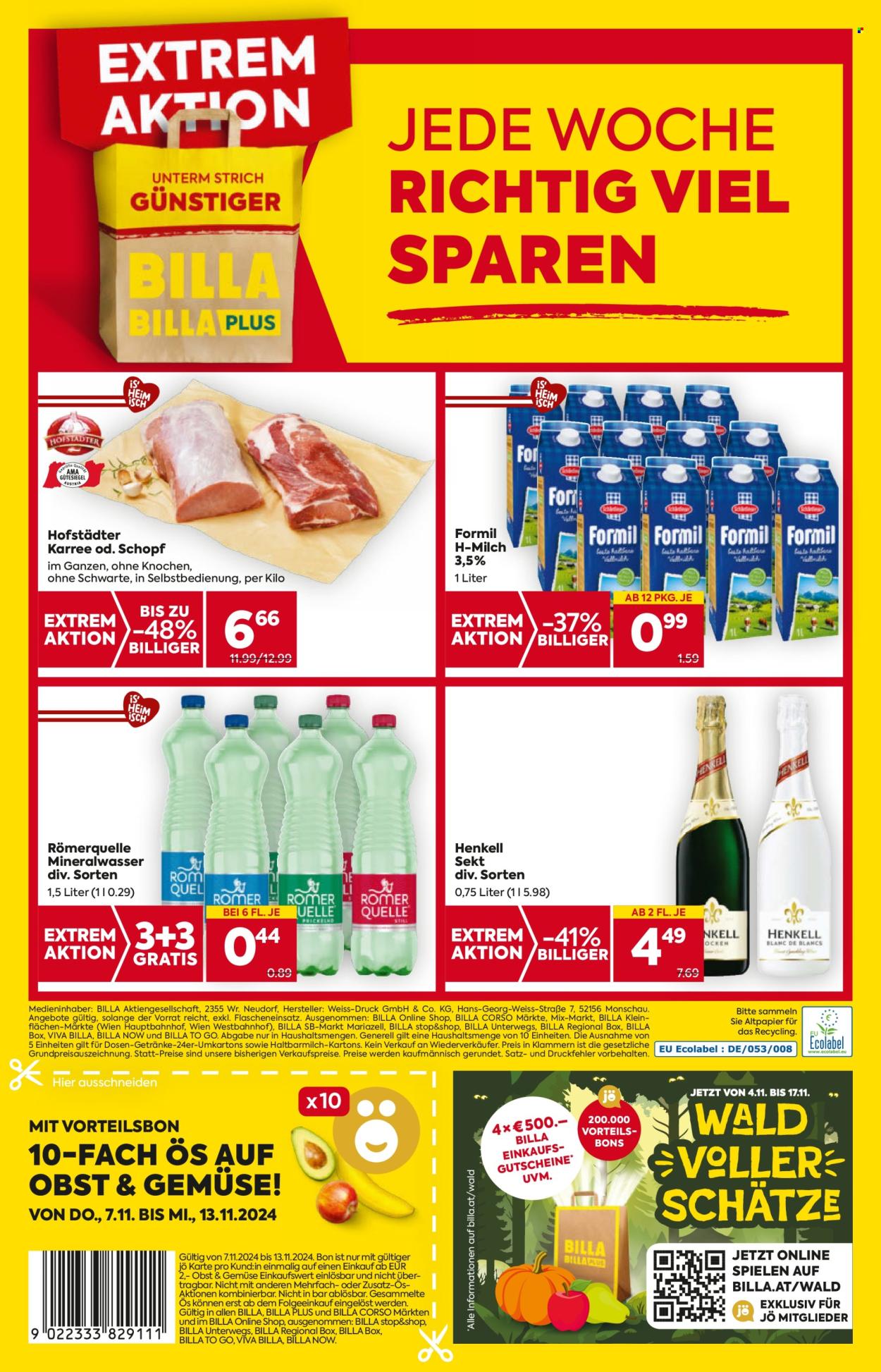 Angebote Billa - 7.11.2024 - 13.11.2024. Seite 20