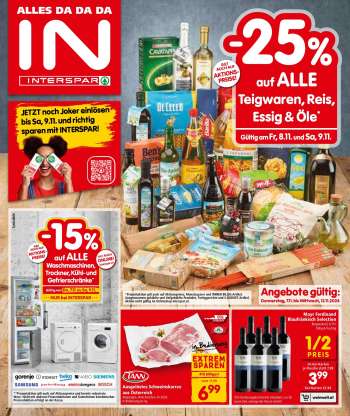 Angebote INTERSPAR - 7.11.2024 - 13.11.2024.