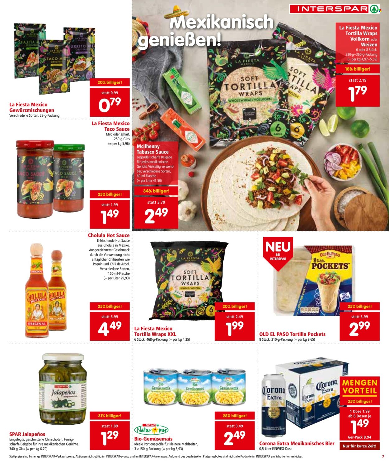Angebote INTERSPAR - 7.11.2024 - 13.11.2024. Seite 8