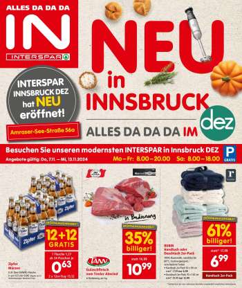 Angebote INTERSPAR - 7.11.2024 - 13.11.2024.