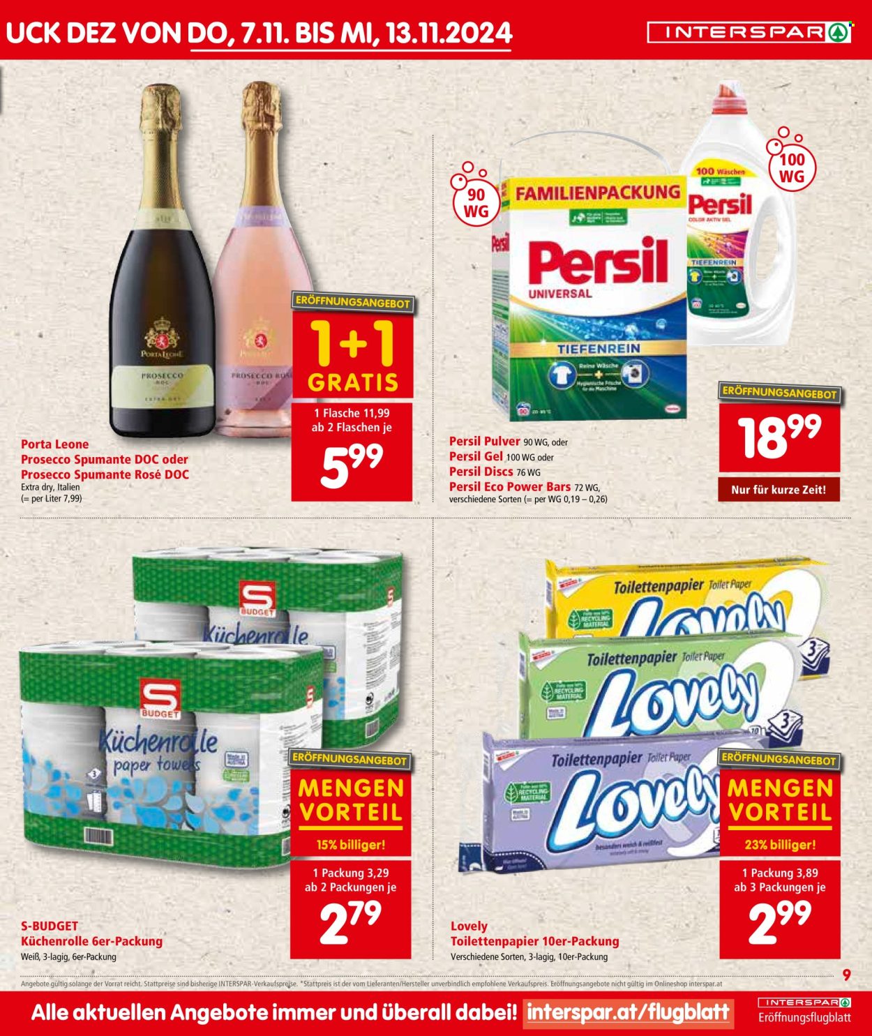 Angebote INTERSPAR - 7.11.2024 - 13.11.2024. Seite 9