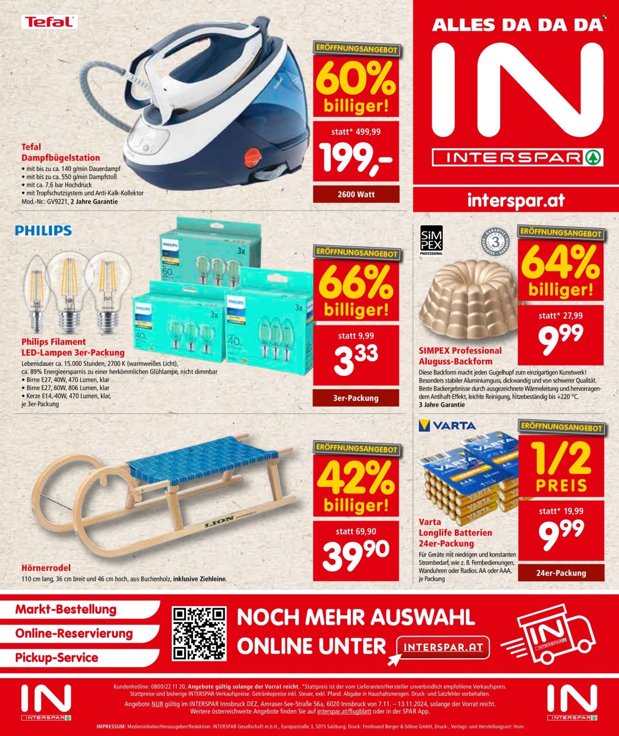 Angebote INTERSPAR - 7.11.2024 - 13.11.2024. Seite 12