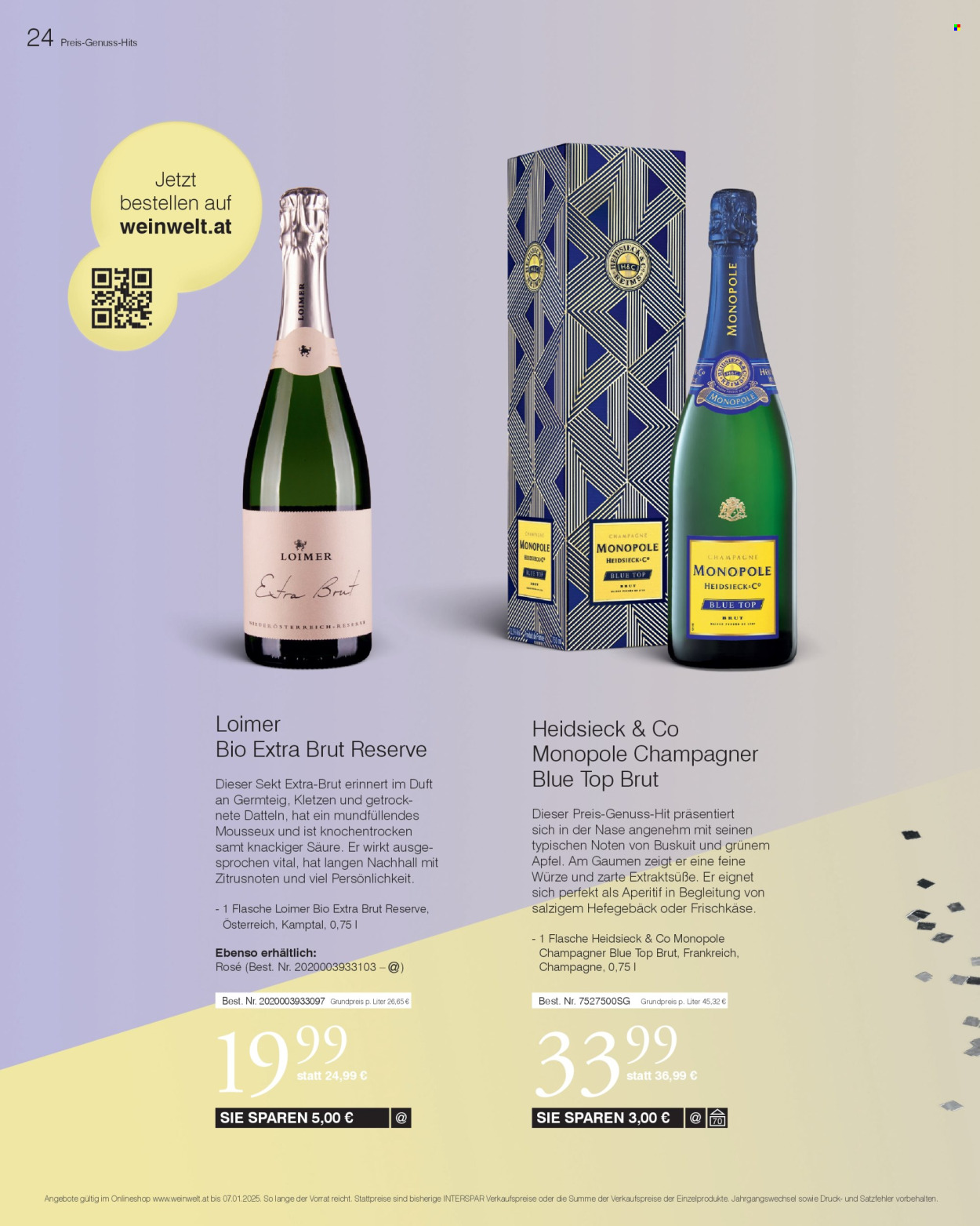Angebote INTERSPAR - 8.11.2024 - 7.1.2025. Seite 24