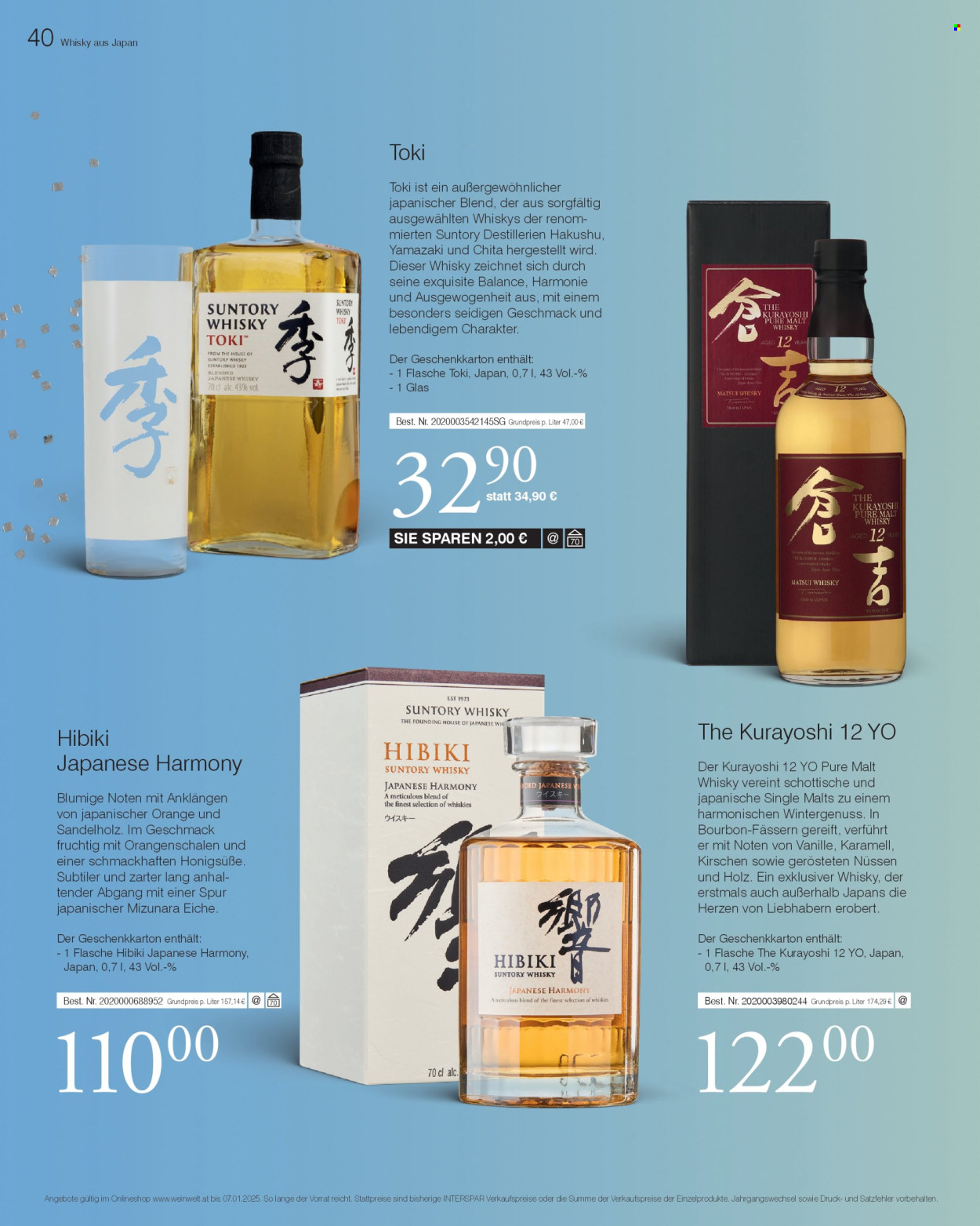 Angebote INTERSPAR - 8.11.2024 - 7.1.2025. Seite 40