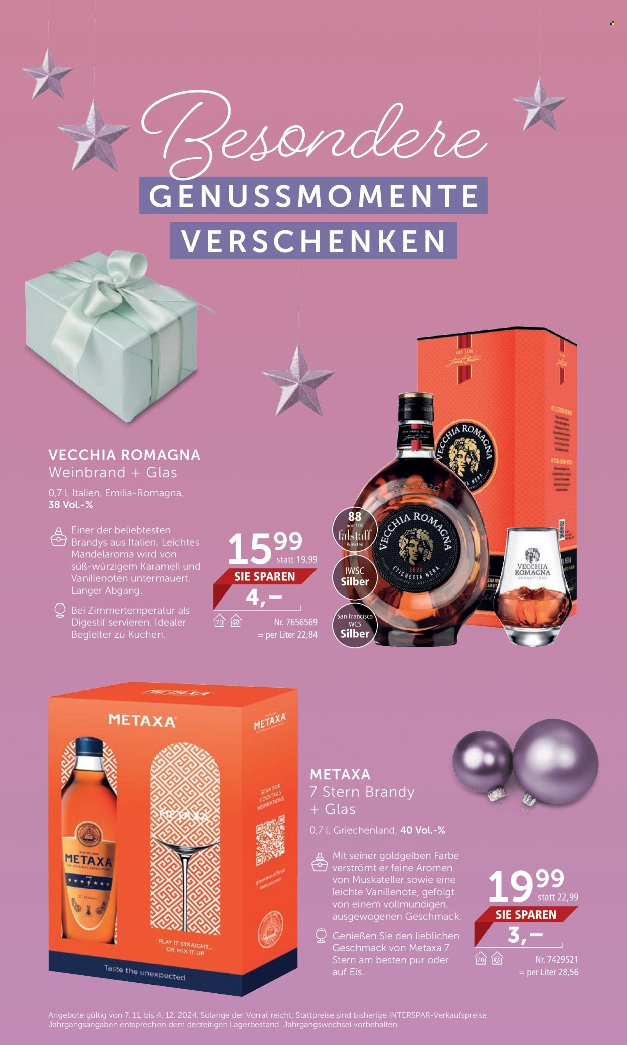 Angebote INTERSPAR - 7.11.2024 - 27.11.2024. Seite 22