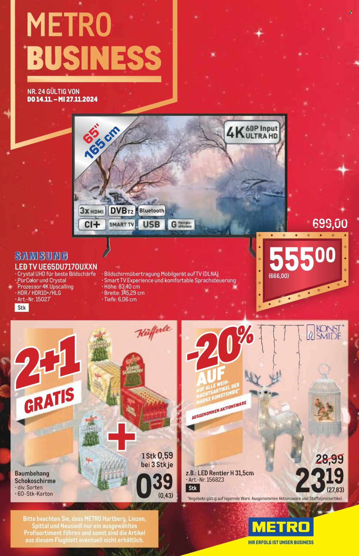 Angebote Metro - 14.11.2024 - 27.11.2024. Seite 1