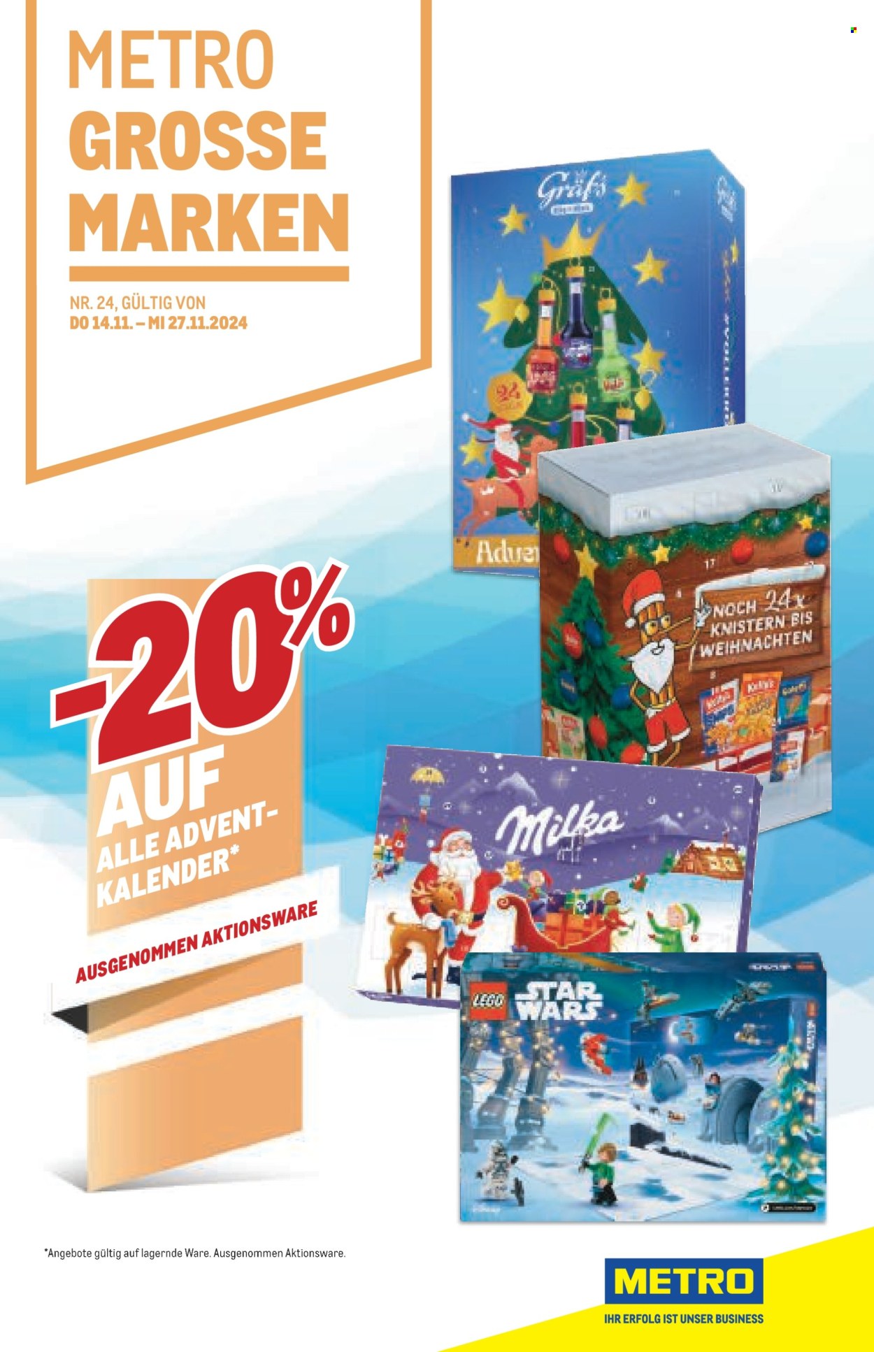 Angebote Metro - 14.11.2024 - 27.11.2024. Seite 1