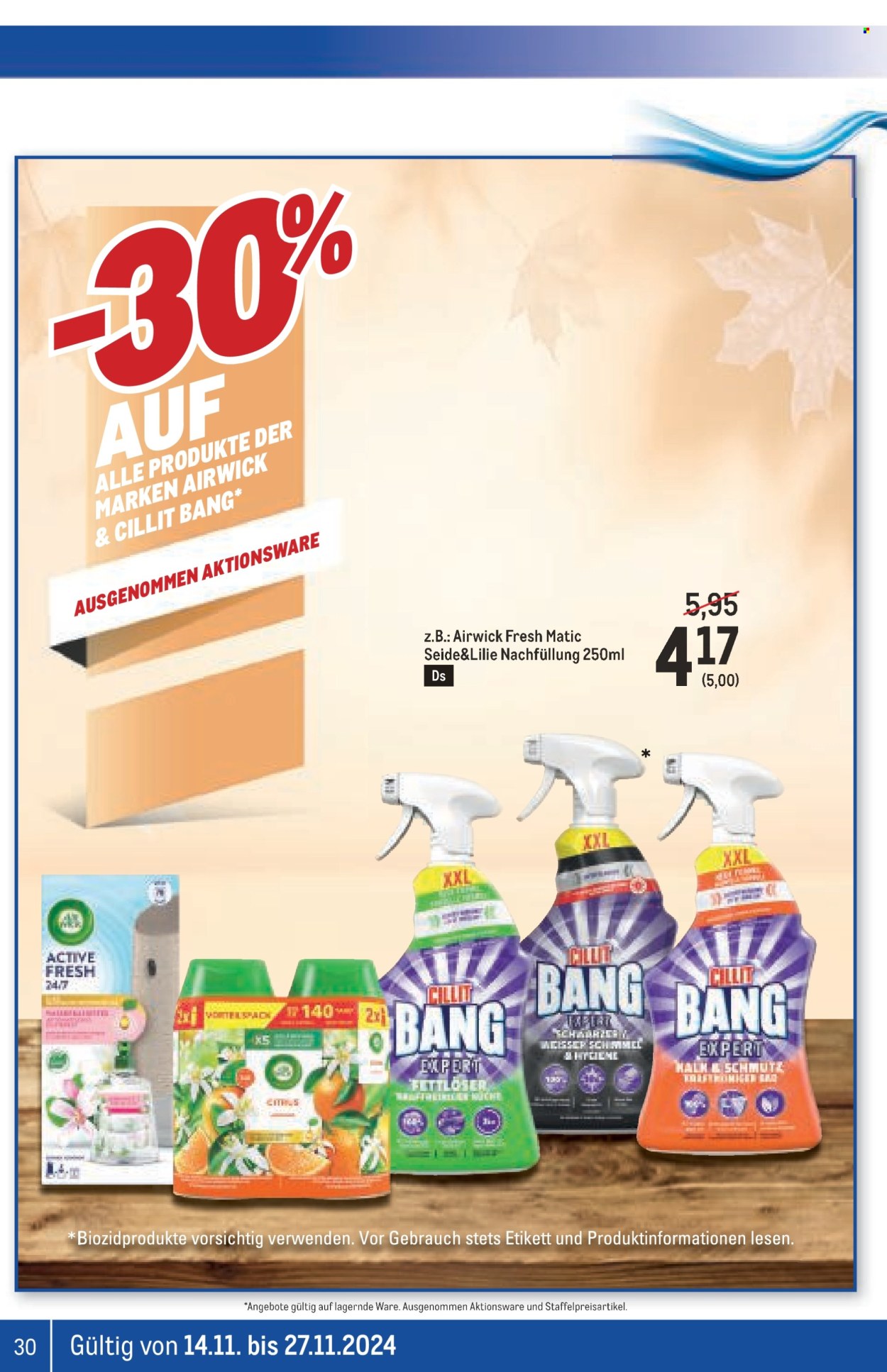 Angebote Metro - 14.11.2024 - 27.11.2024. Seite 30