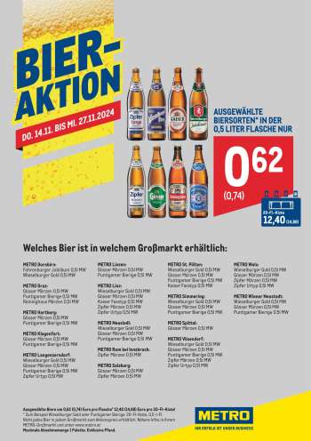 Angebote Metro - 14.11.2024 - 27.11.2024.