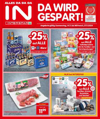 Angebote INTERSPAR - 14.11.2024 - 27.11.2024.