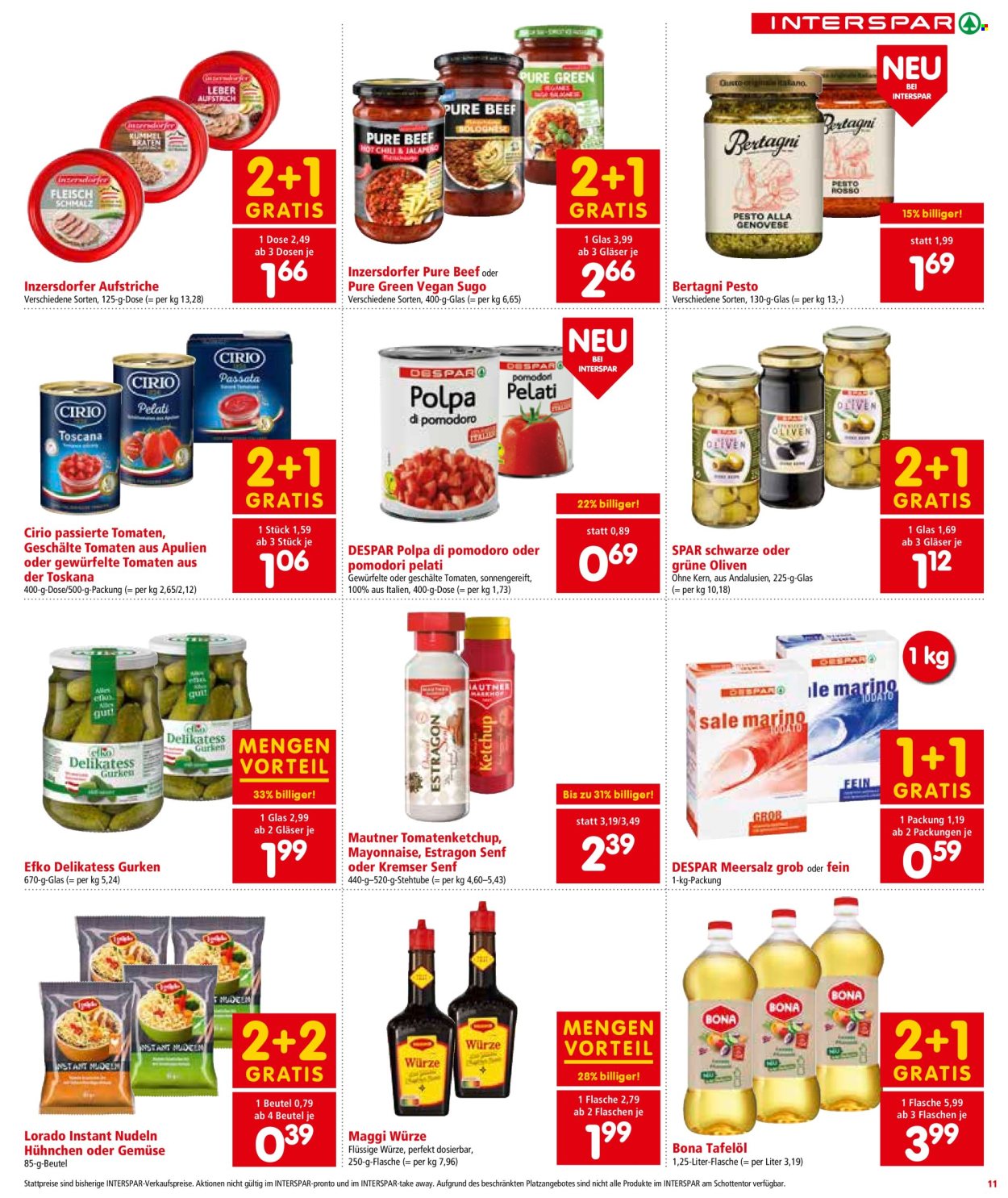 Angebote INTERSPAR - 14.11.2024 - 27.11.2024. Seite 11