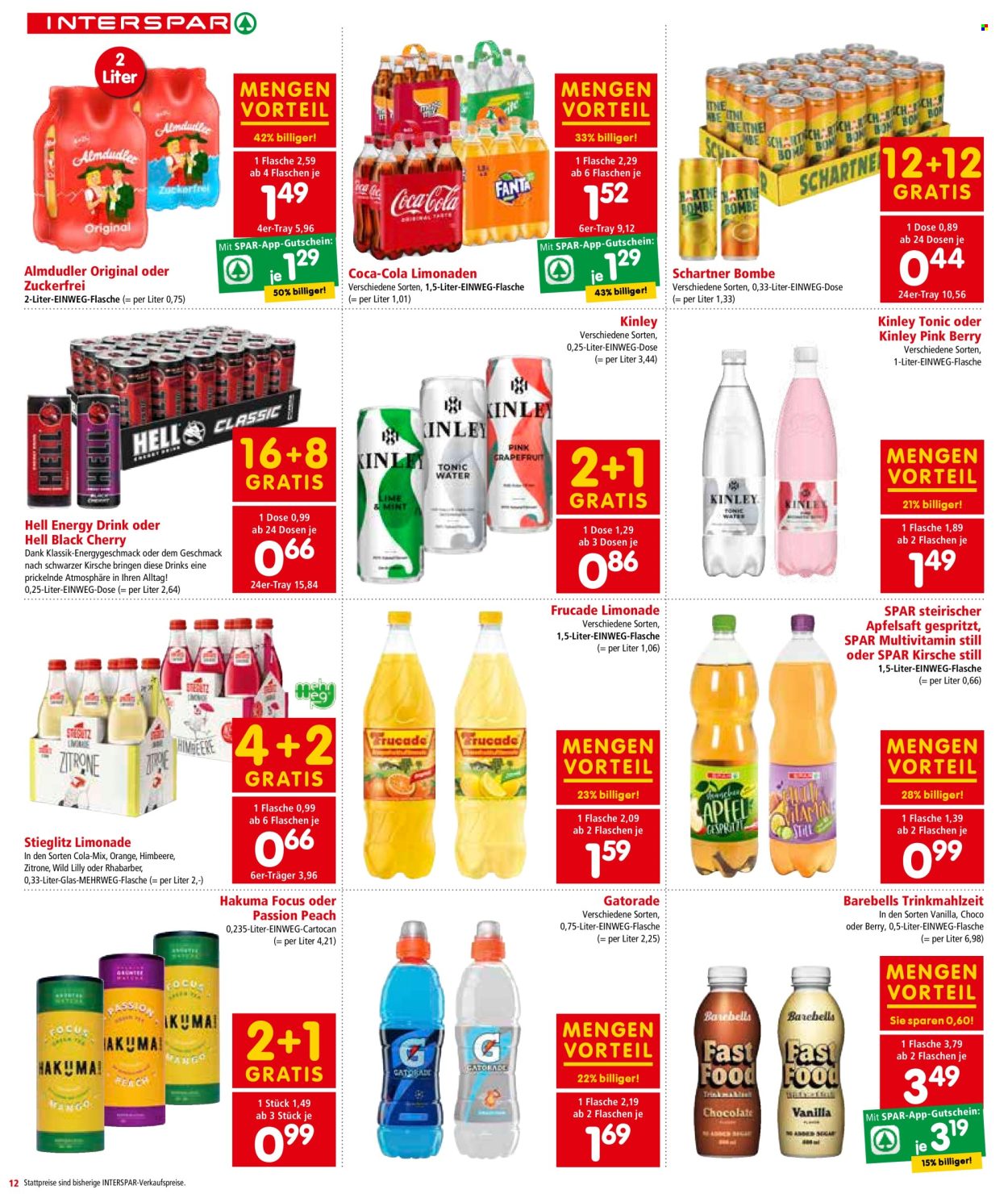 Angebote INTERSPAR - 14.11.2024 - 27.11.2024. Seite 12