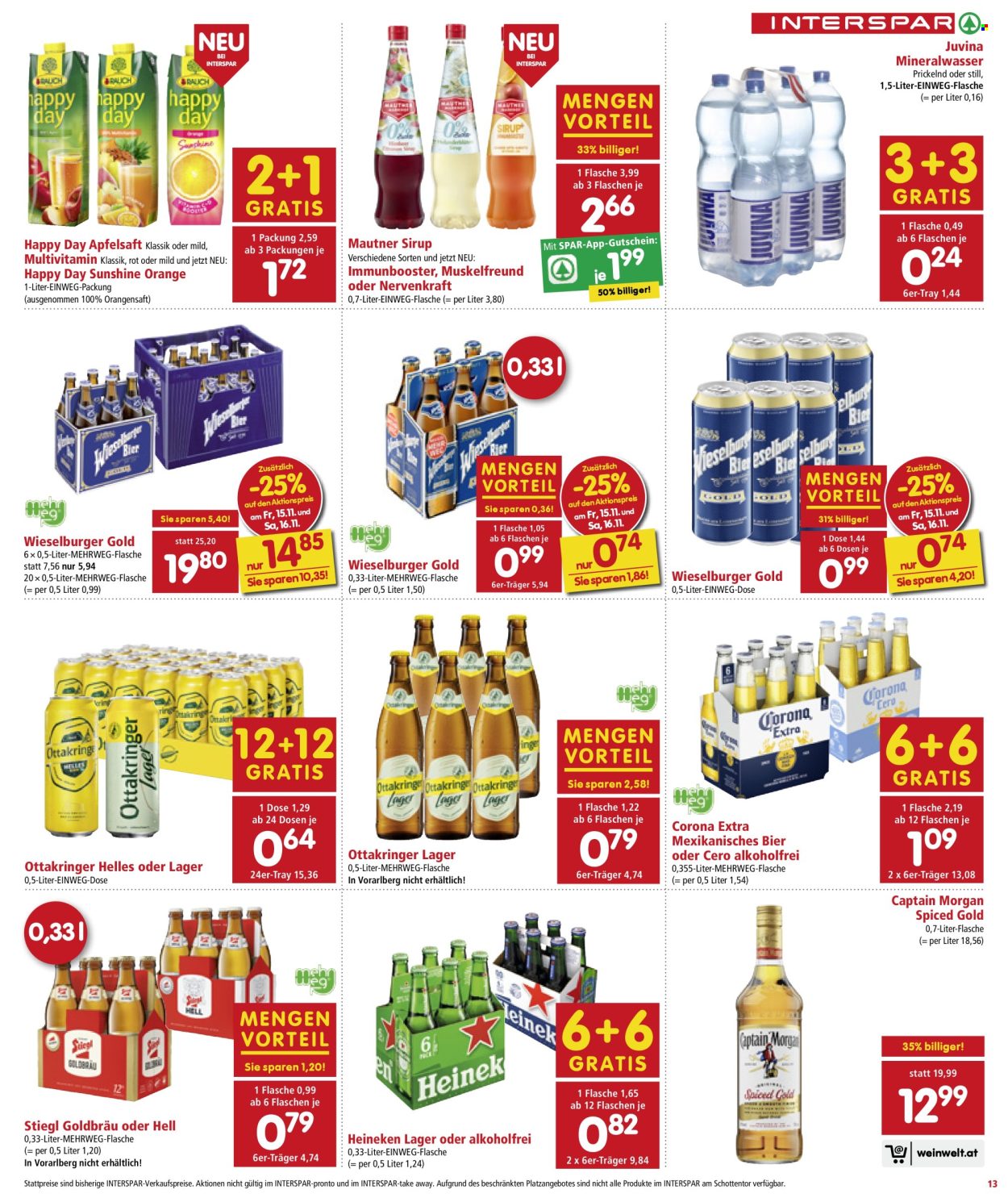 Angebote INTERSPAR - 14.11.2024 - 27.11.2024. Seite 13