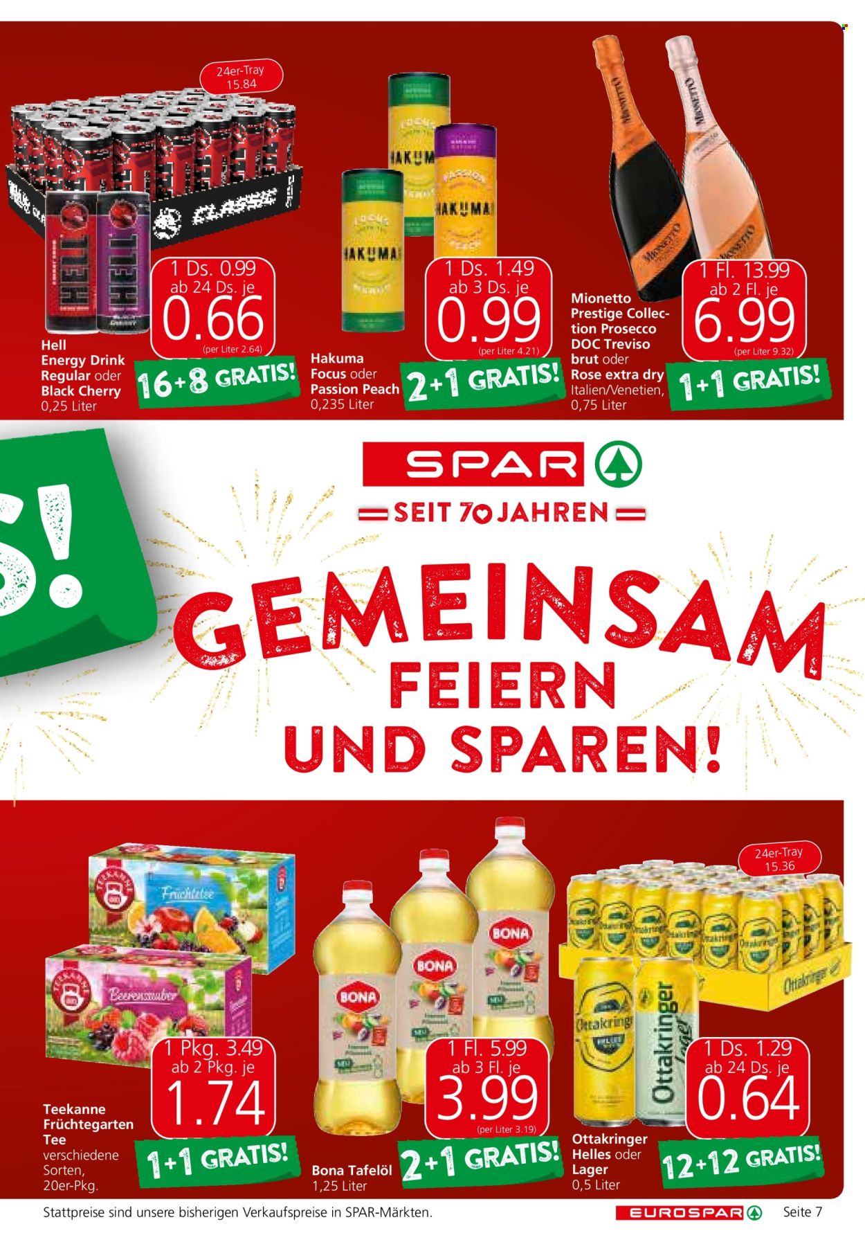 Angebote EUROSPAR - 14.11.2024 - 27.11.2024. Seite 7