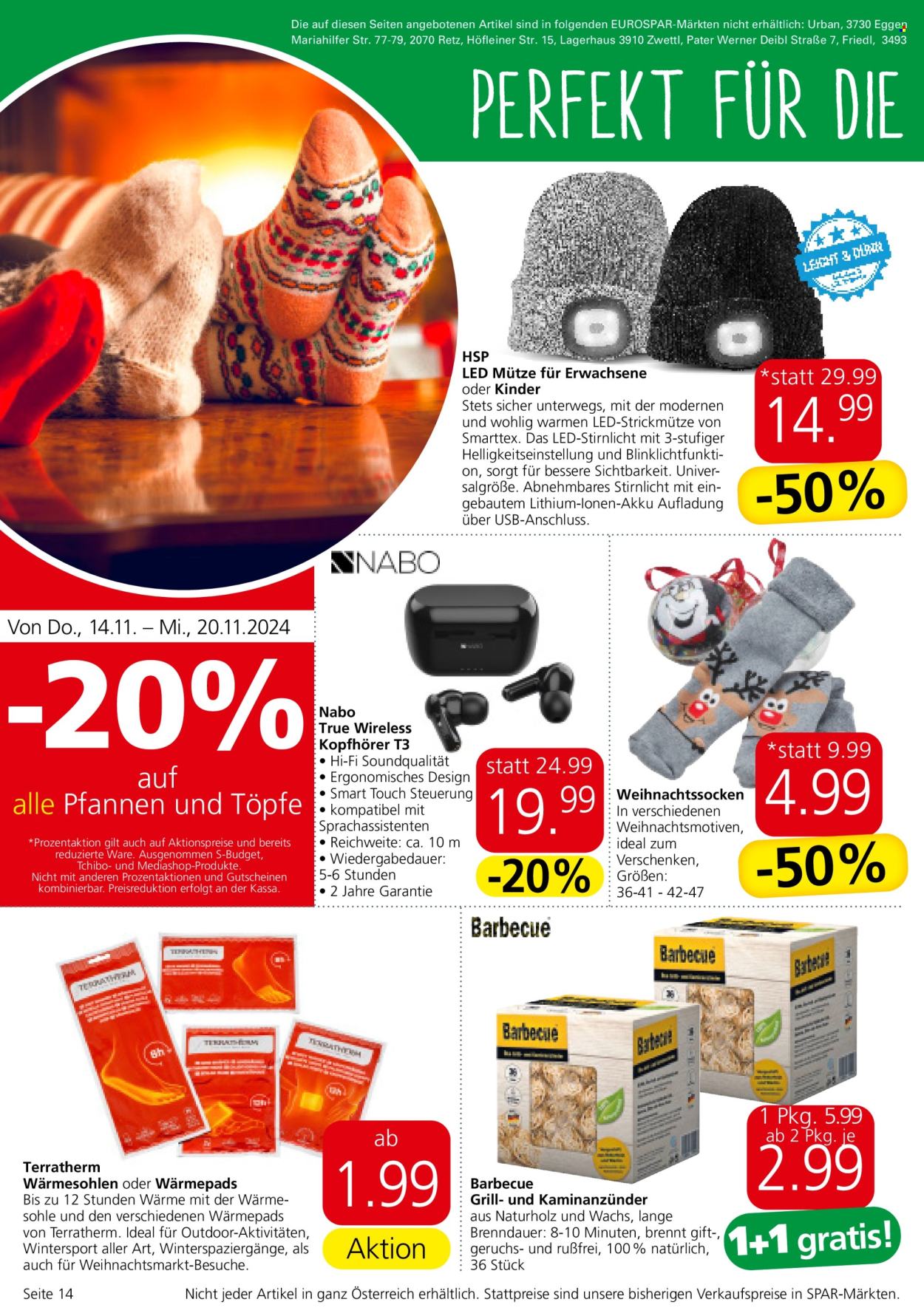 Angebote EUROSPAR - 14.11.2024 - 27.11.2024. Seite 14