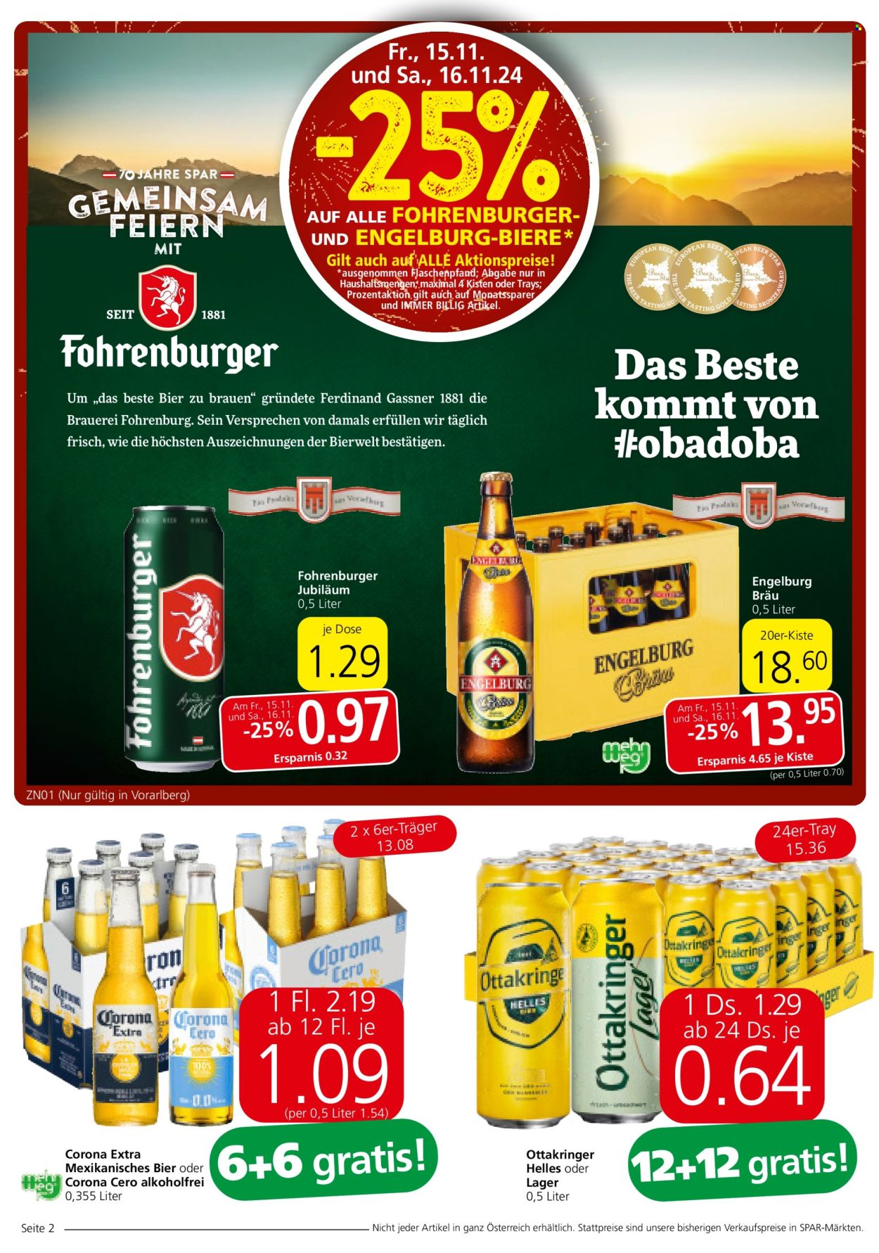Angebote SPAR - 14.11.2024 - 27.11.2024. Seite 2