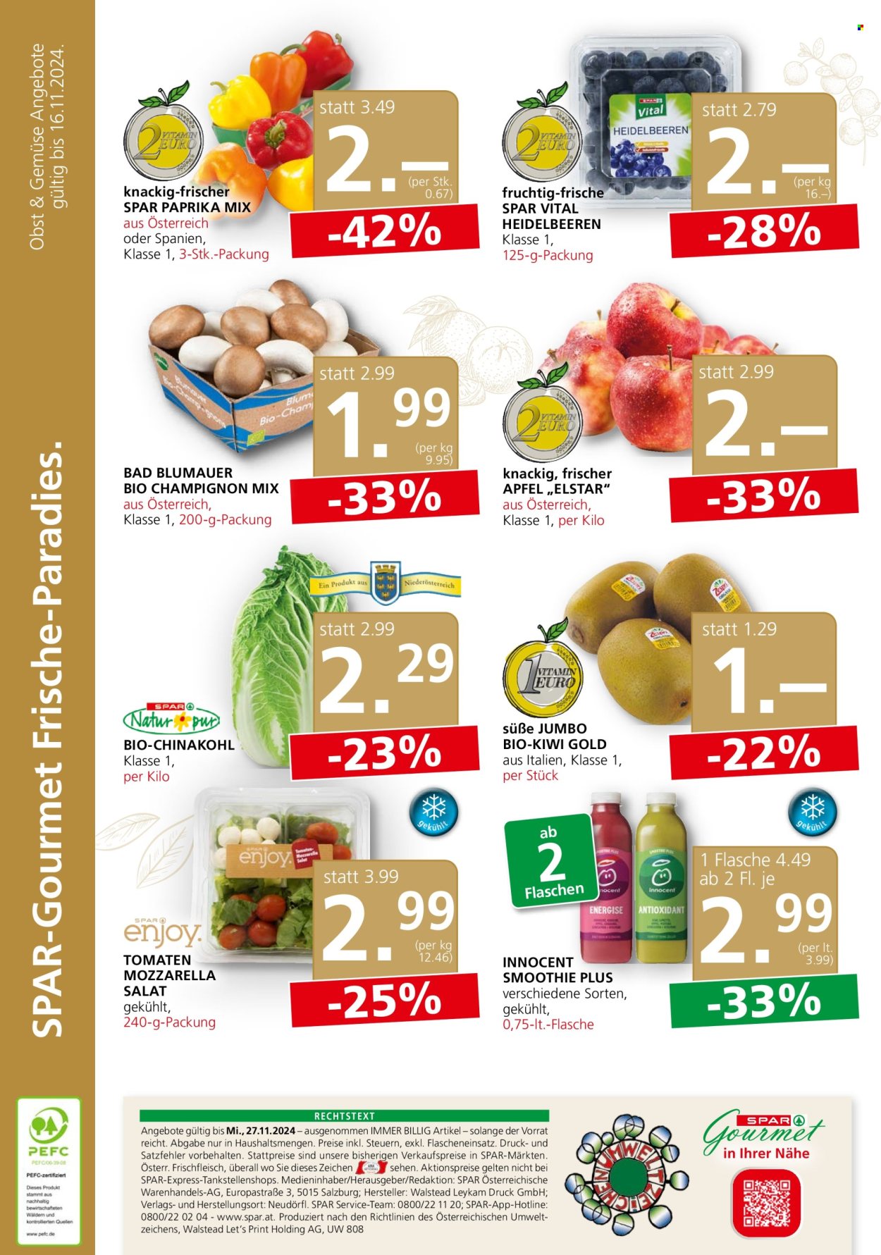Angebote SPAR - 14.11.2024 - 27.11.2024. Seite 12